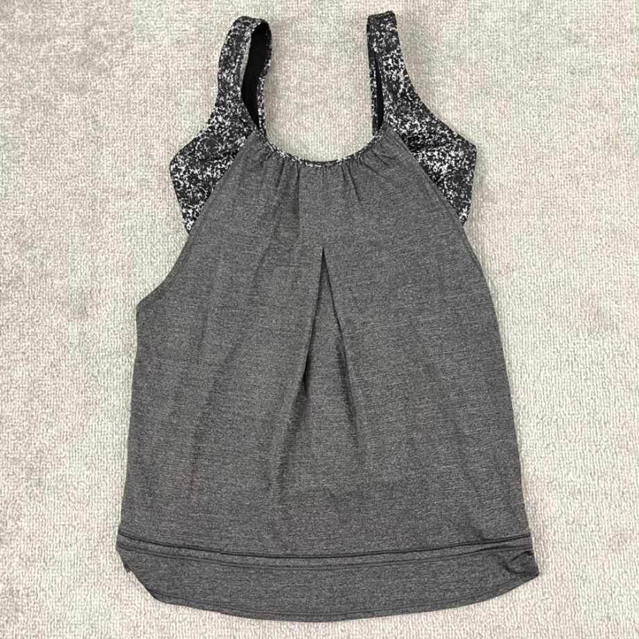 Lululemon Lululemon Tank Womens 8 Adult Gray Built in Bra Support Gym Yoga Athletic Size M / US 6-8 / IT 42-44 - 4 Thumbnail