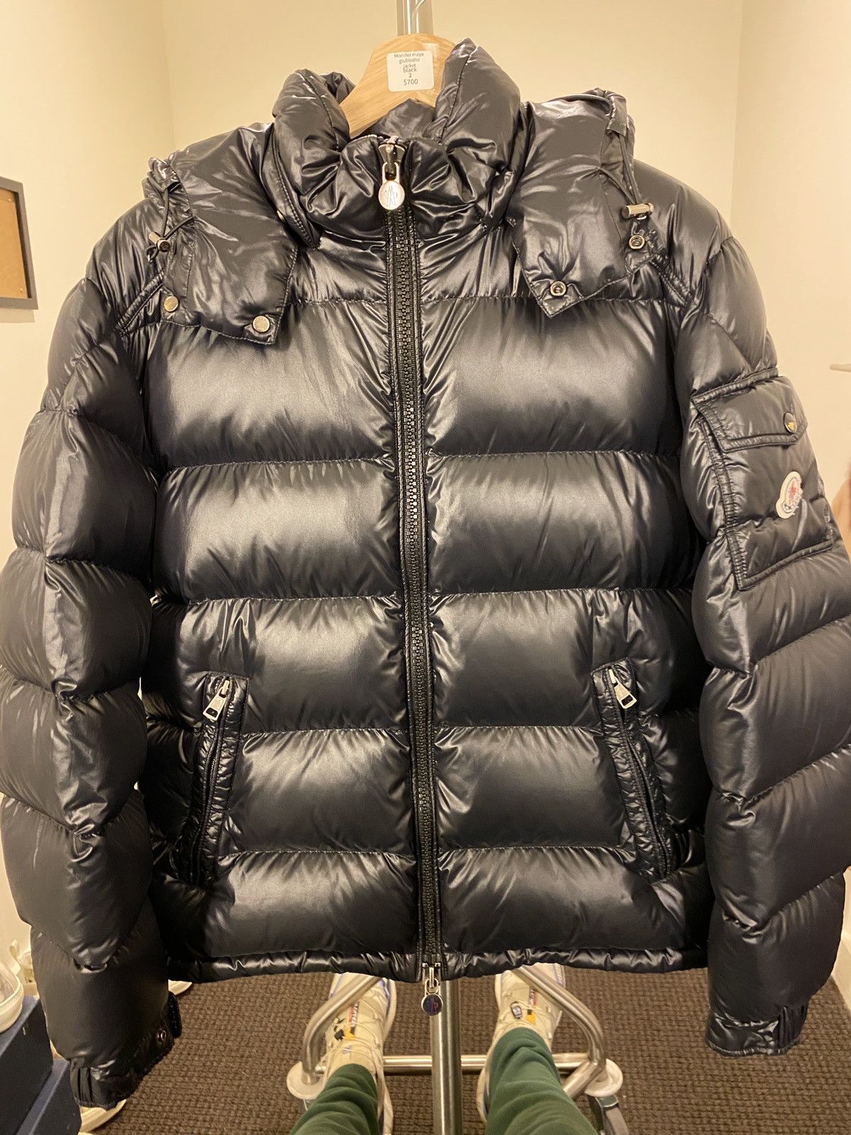 image of Moncler Maya Guibbotto Jacket 2 in Black, Men's (Size Medium)