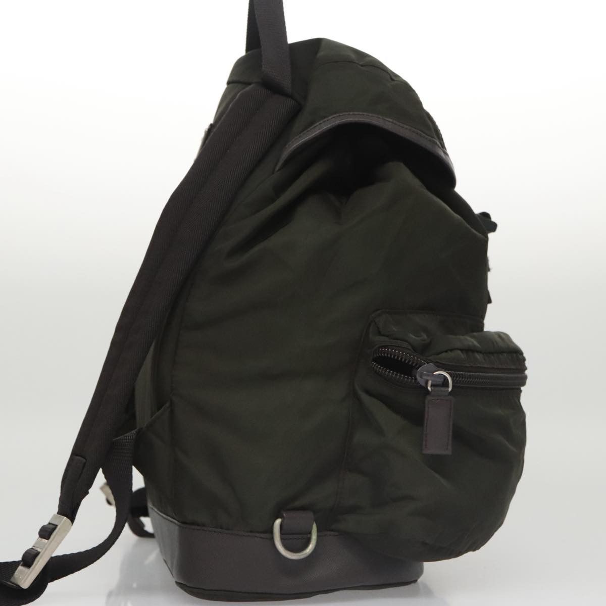 Prada PRADA Backpack Nylon Khaki Size ONE SIZE - 5 Thumbnail