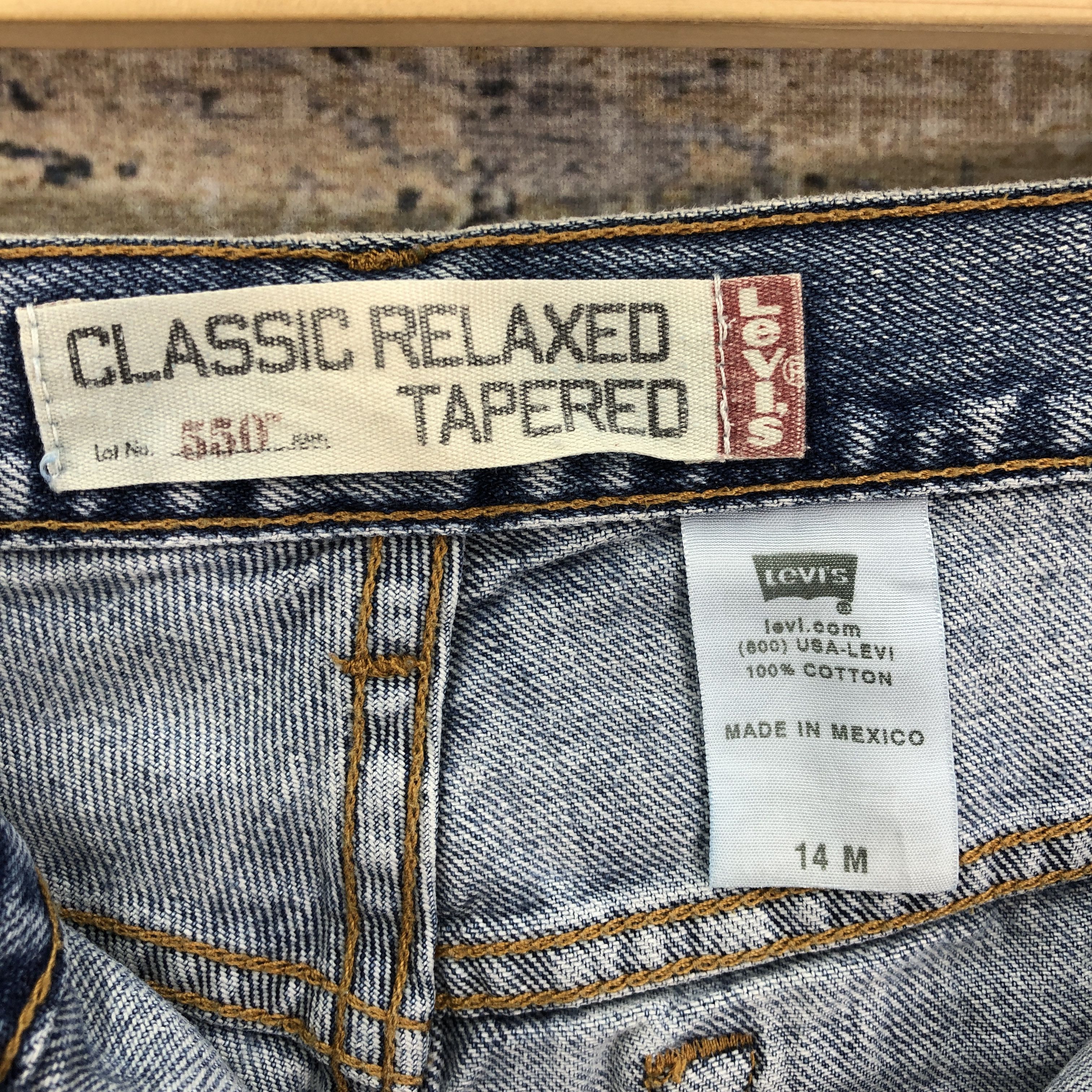 Levi's Vintage 90s Levis 550 Light Wash Jeans Levi's Faded Denim Size US 32 / EU 48 - 7 Thumbnail