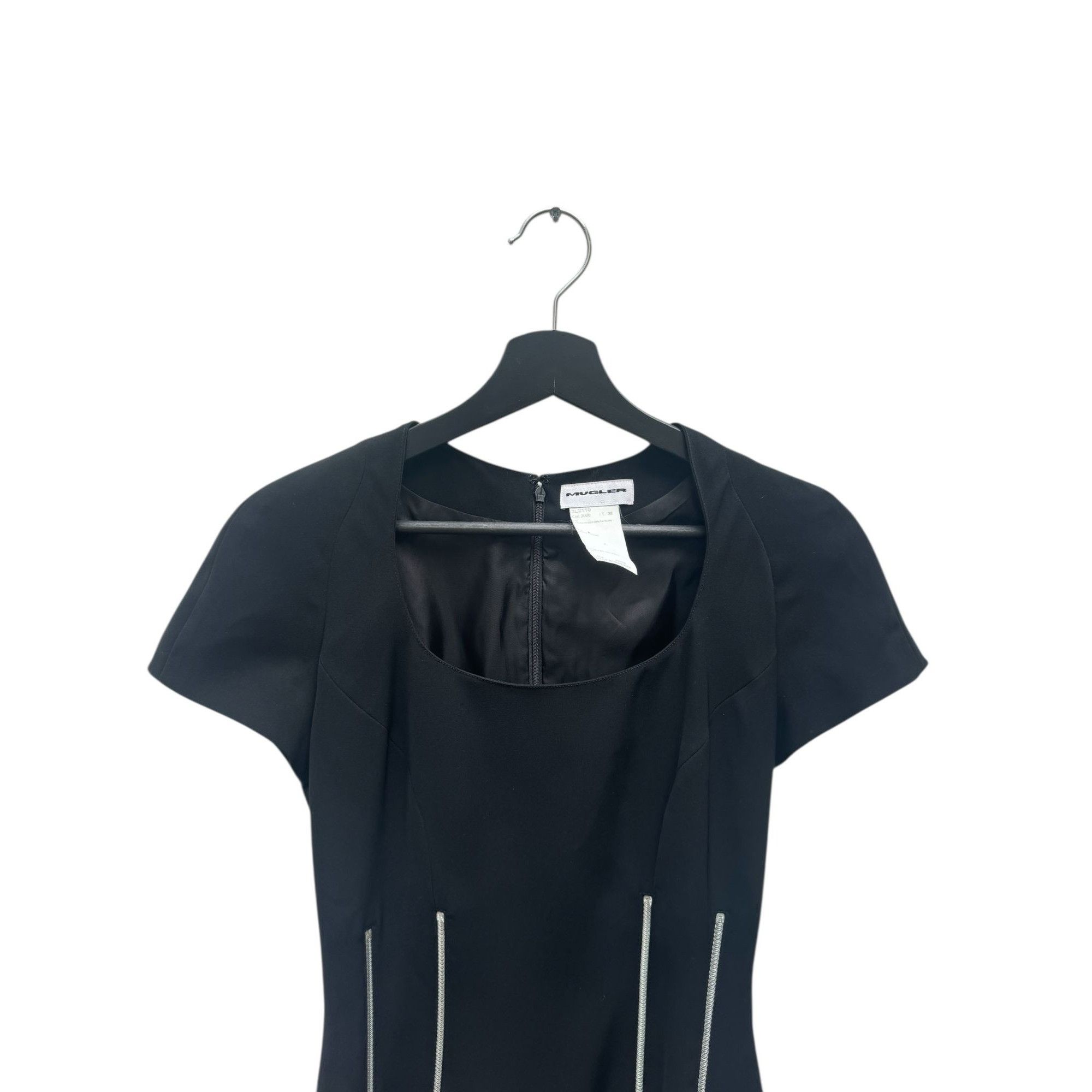 Mugler Sculptural Black Dress Size S / US 4 / IT 40 - 2 Thumbnail