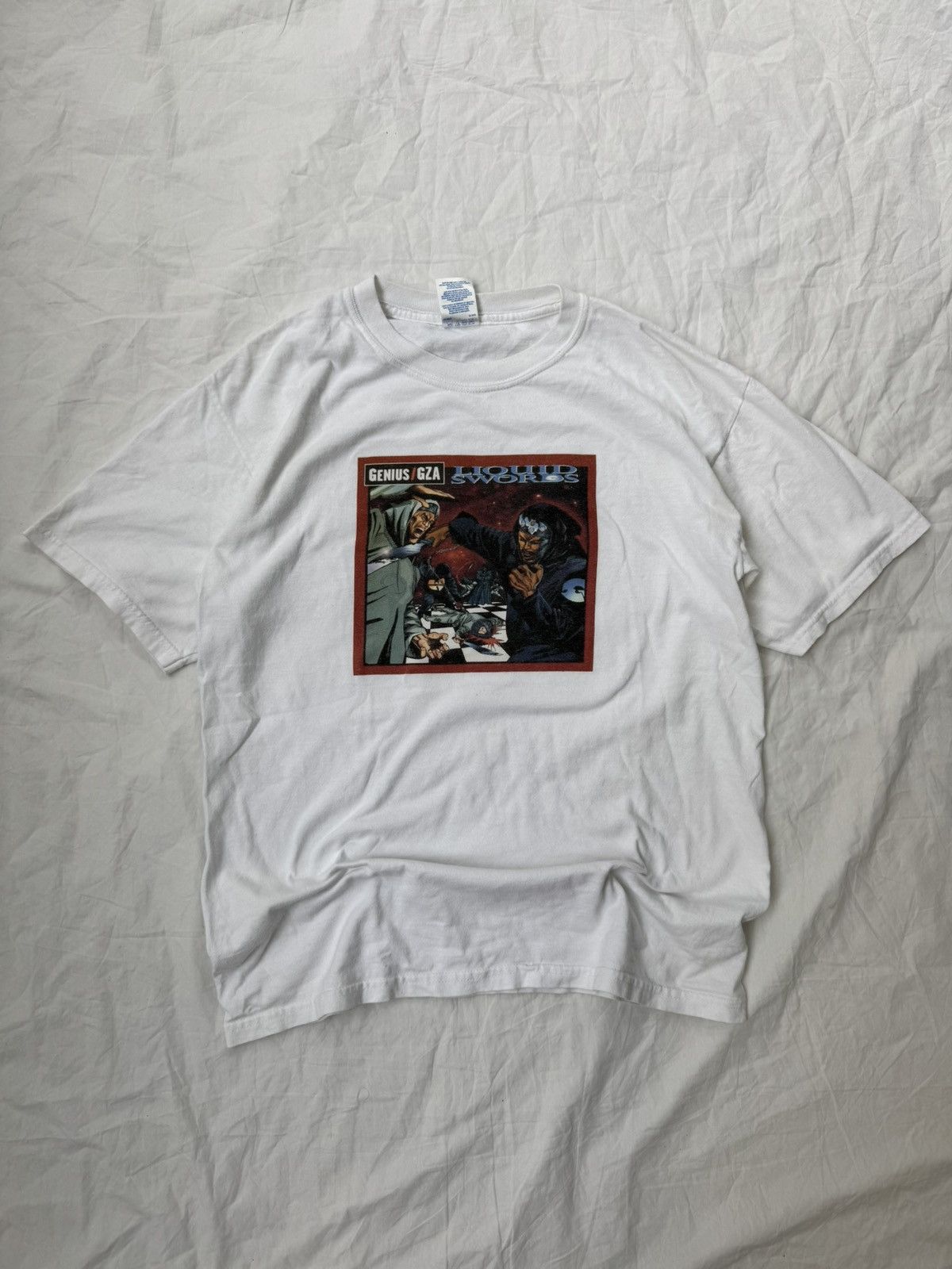 Wu-Tang Clan Vintage Extremely Rare Gza Liquid Sword Wu Tang Tee Size US M / EU 48-50 / 2 - 2 Thumbnail