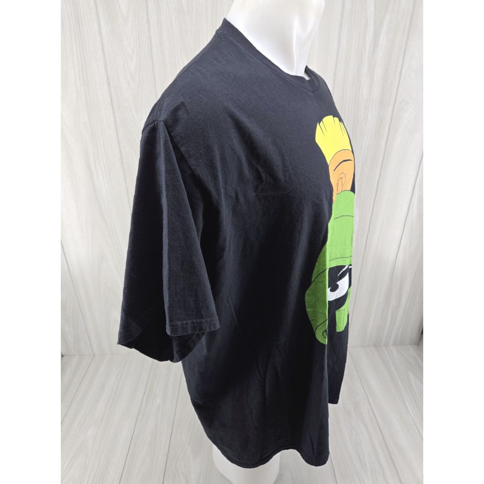 Port & Company VINTAGE Looney Tunes Port & Company T-Shirt Marvin The Martian Big Face Graphic Print 3XL Black Crewneck Short Sleeve Mens Size US XXL / EU 58 / 5 - 7 Thumbnail