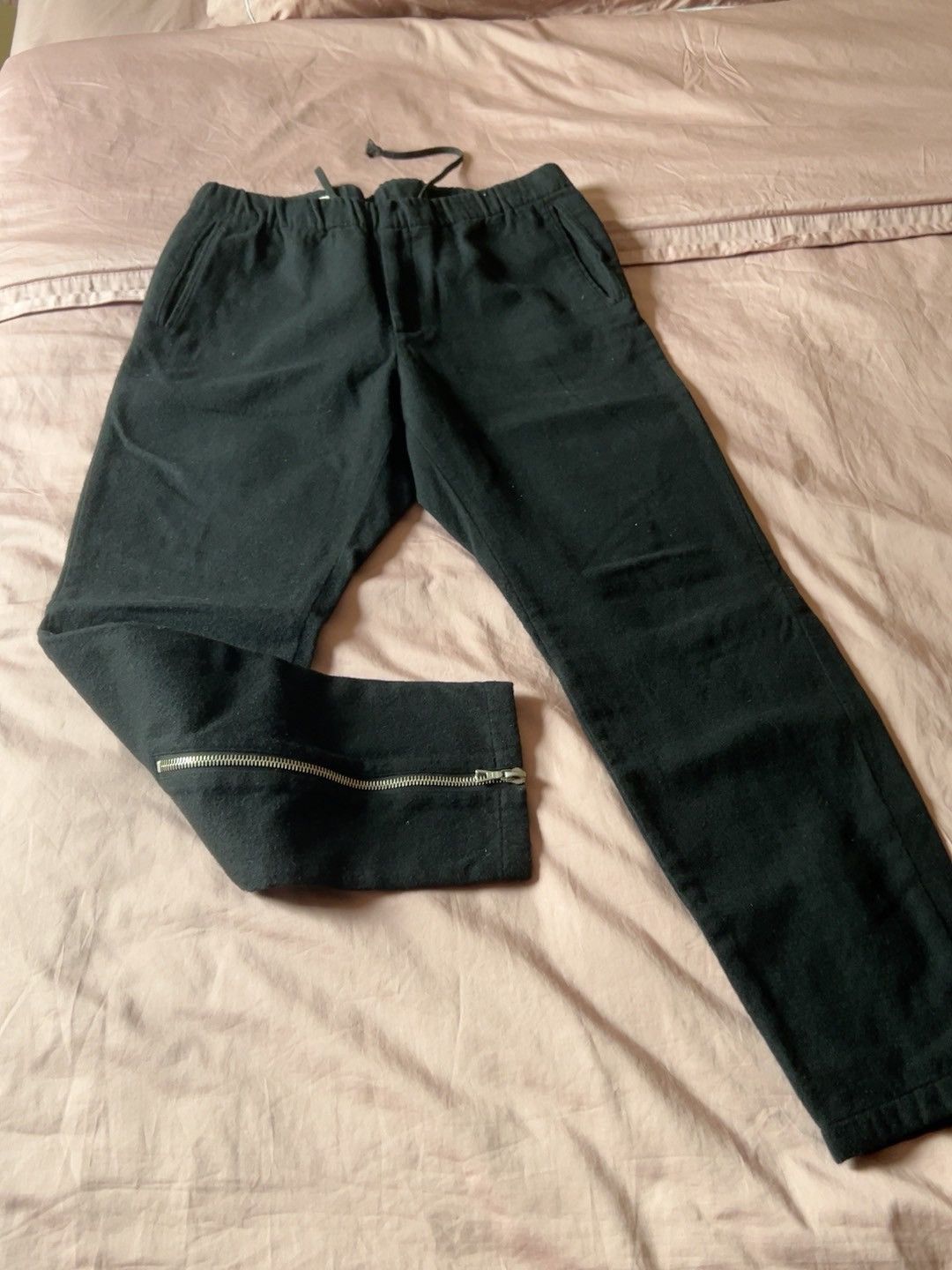 Dries Van Noten Dries van noten wool zipper trousers Size US 36 / EU 52 - 4 Thumbnail