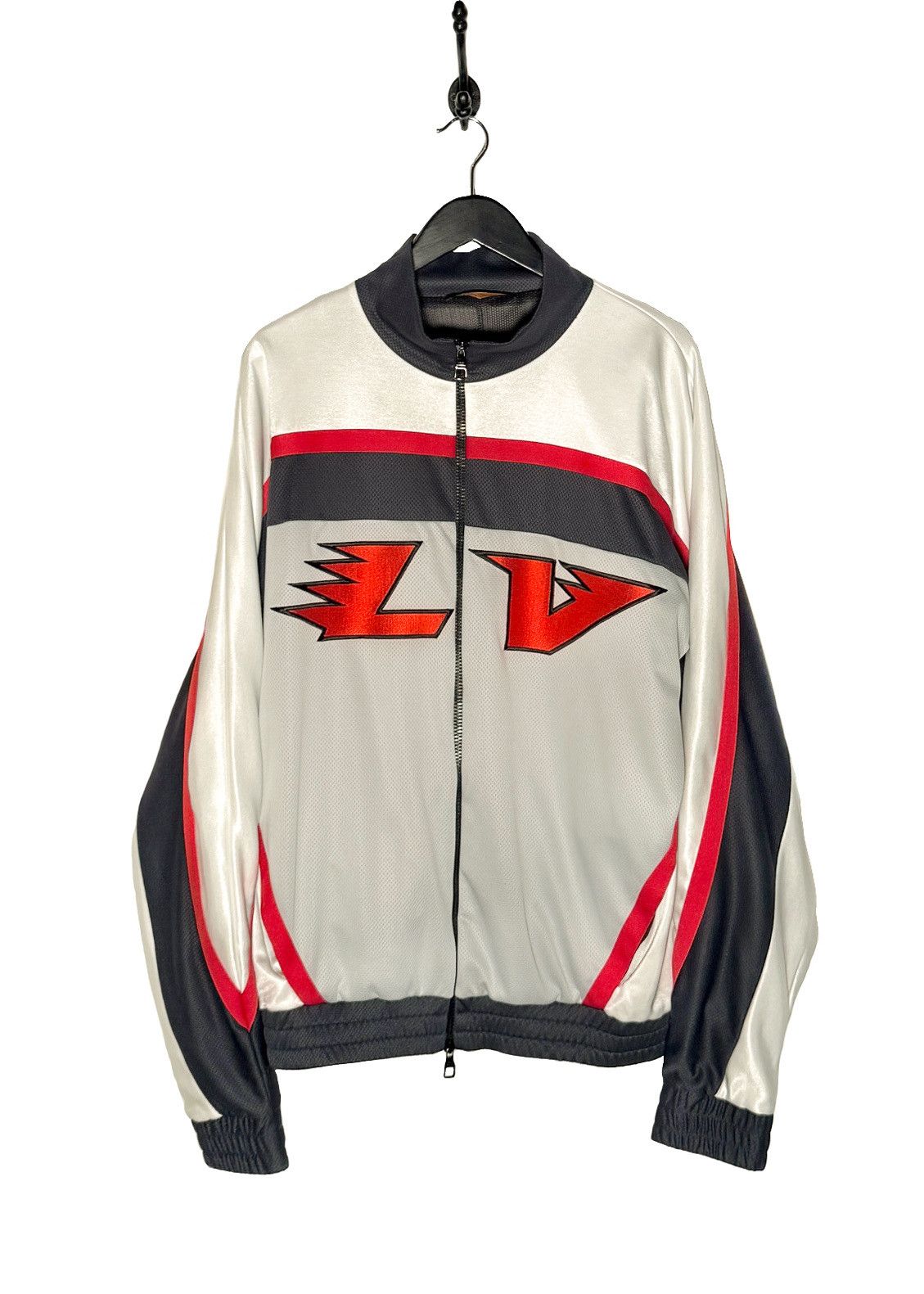 Louis Vuitton Louis Vuitton FW22 White Graphic Hockey Tracktop Jacket Size US XL / EU 56 / 4 - 1 Thumbnail