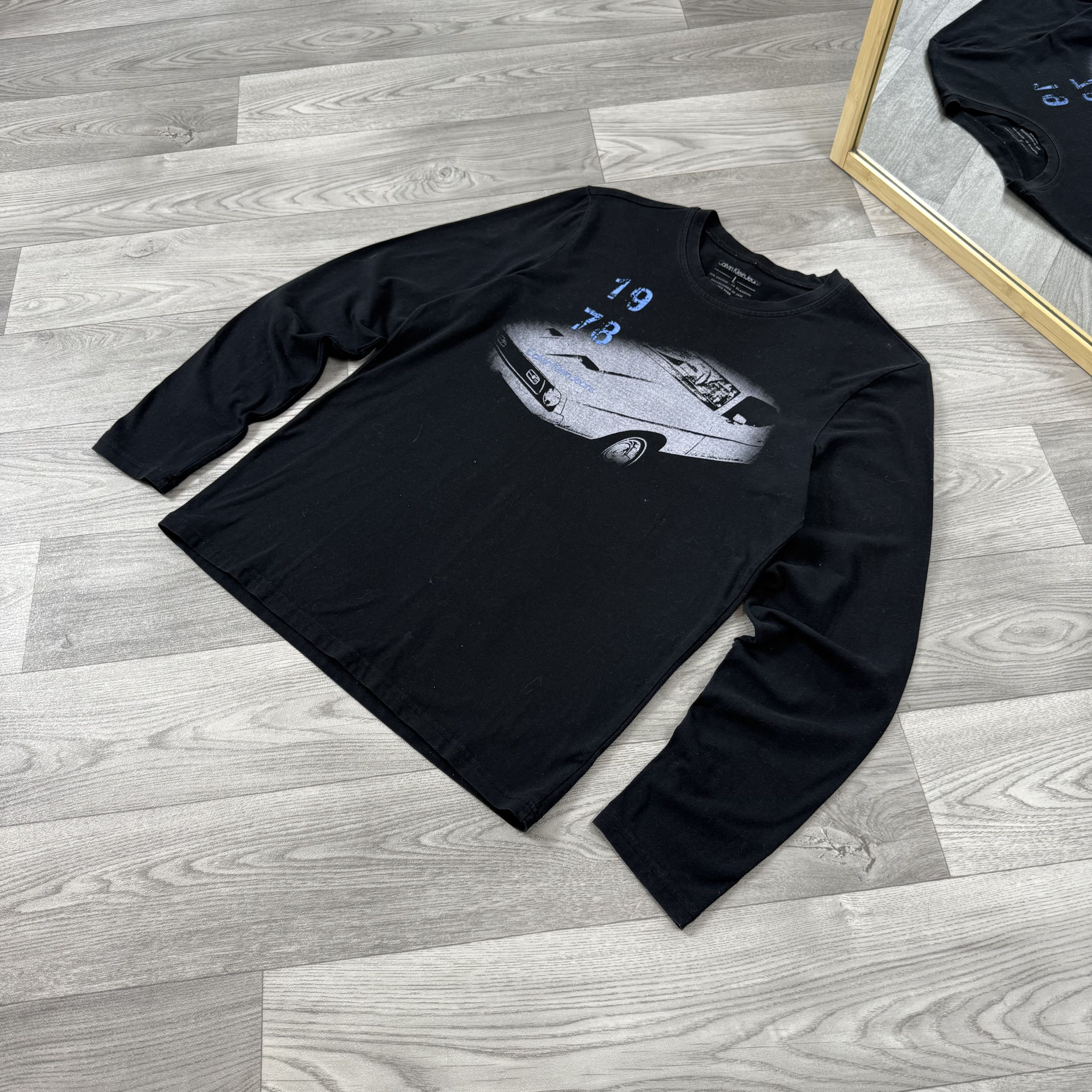 Calvin Klein Vintage Calvin Klein Jeans Y2K Graphic Long Sleeve Tee Shirt Size US L / EU 52-54 / 3 - 3 Thumbnail