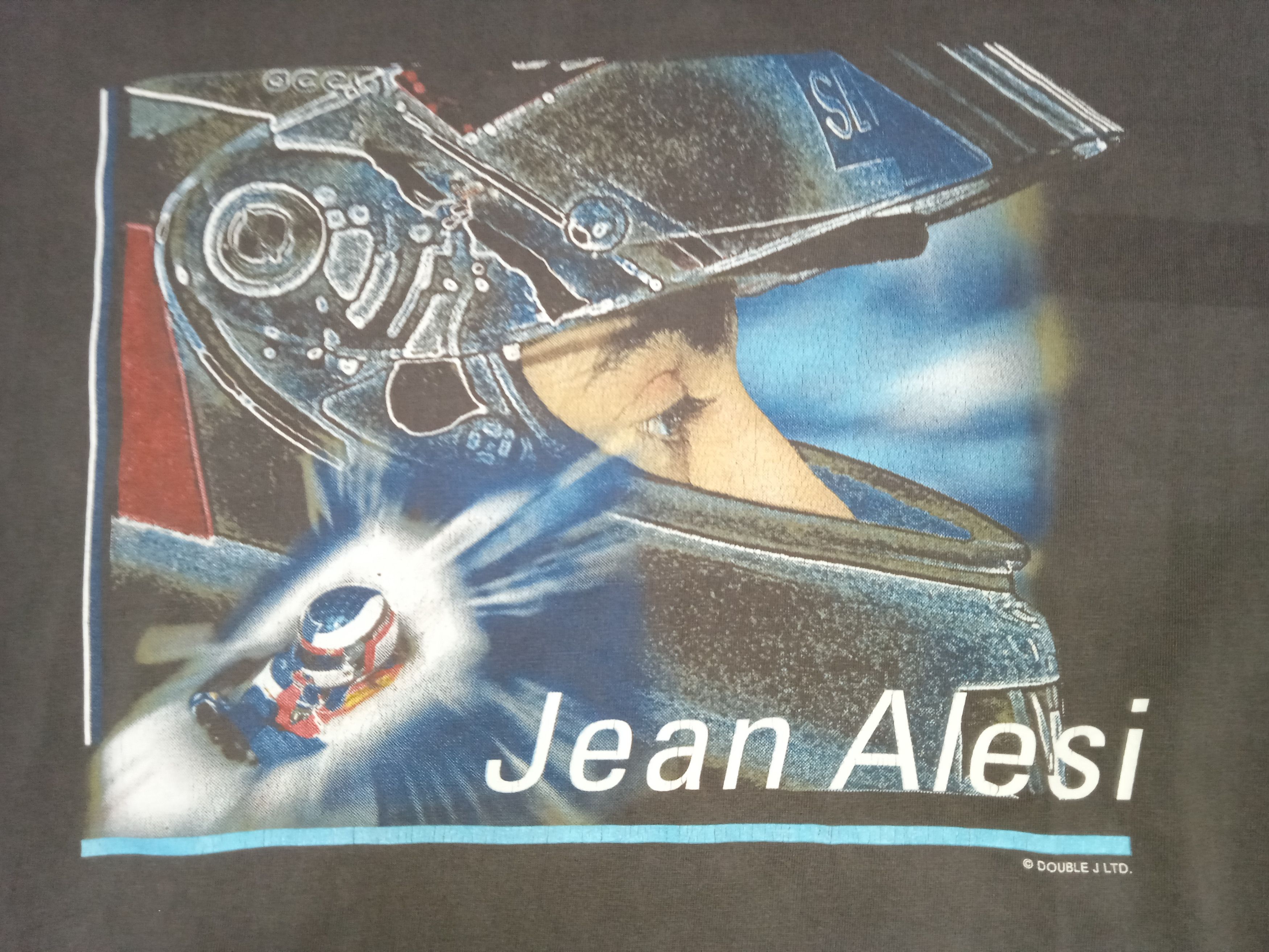 Formula 1 × Vintage Vintage 80s-90s F1 Jean Alesi T Shirt Formula One Ferrari Size US M / EU 48-50 / 2 - 10 Thumbnail