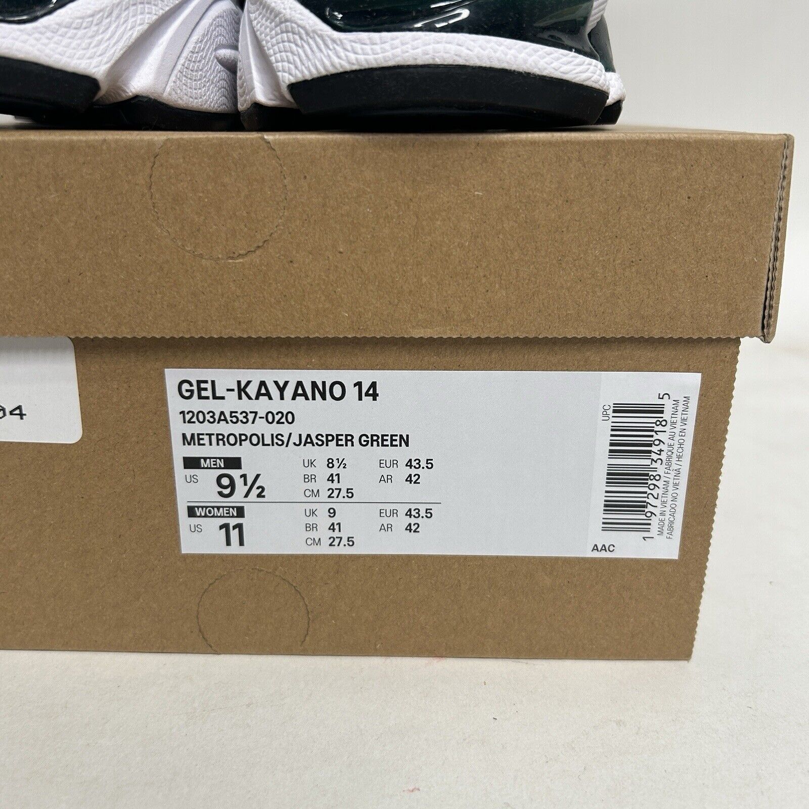 Asics ASICS Gel-Kayano 14 “Metropolis Jasper Green” 2024 Size US 9.5 / EU 42-43 - 5 Thumbnail