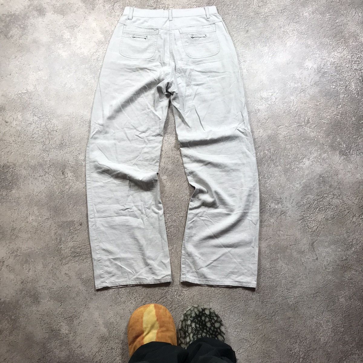 Vintage Vintage 90s Y2K Baggy Flared Pants Skate Streetwear Logo 28 Size 28" / US 6 / IT 42 - 4 Thumbnail