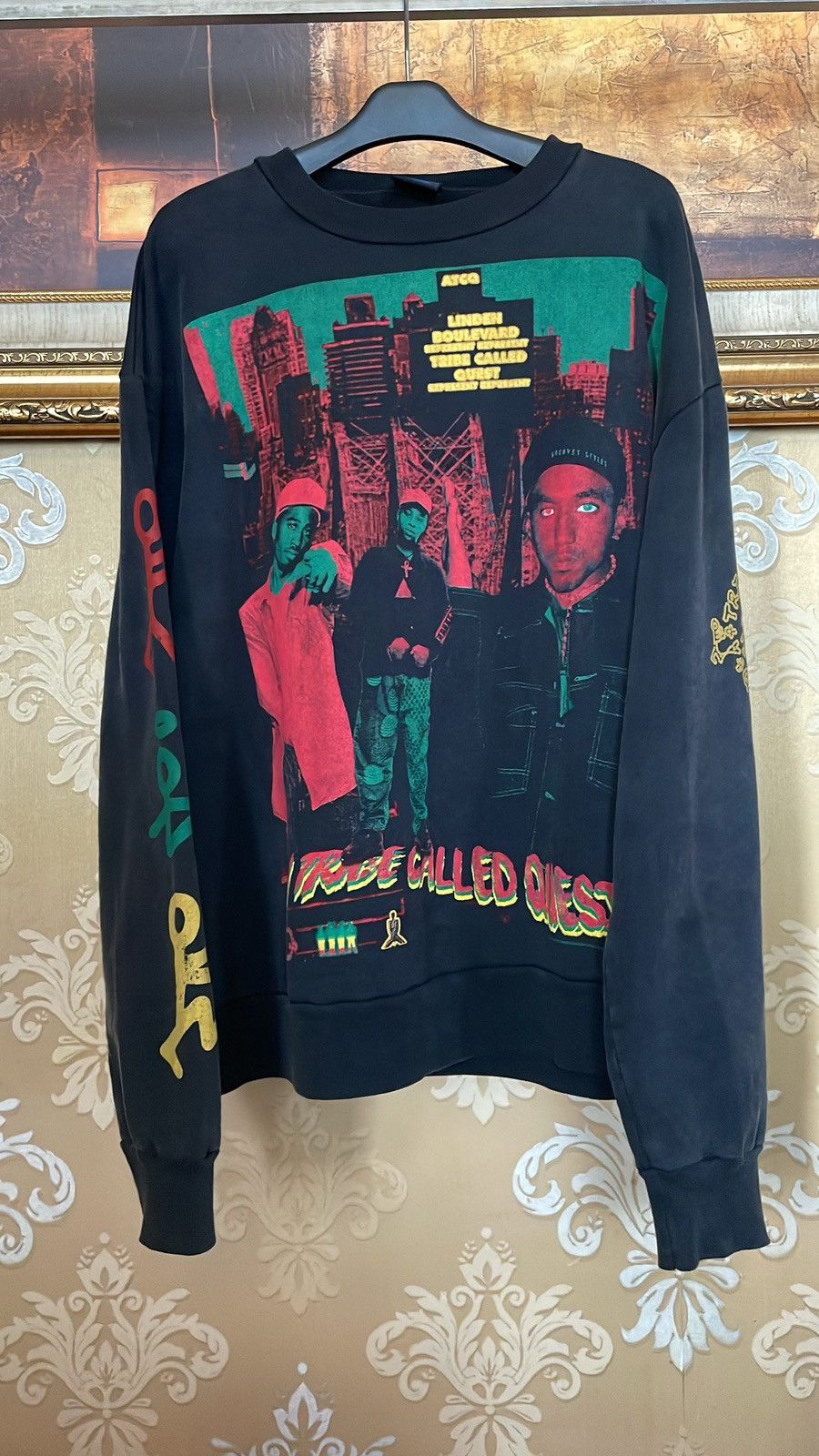 Rap Tees A Tribe Called Quest Ginseng Strip Crewneck Size US XL / EU 56 / 4 - 1 Thumbnail