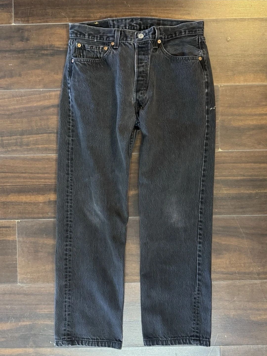 Levi's Vintage Levis 501 faded black made in USA Size US 32 / EU 48 - 1 Thumbnail