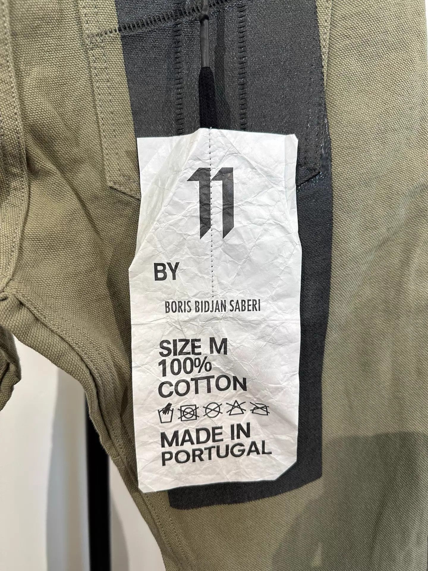 Boris Bidjan Saberi Boris Bidjan Saberi 11by bbs P1 Canvas Glued Pants Size US 32 / EU 48 - 8 Thumbnail