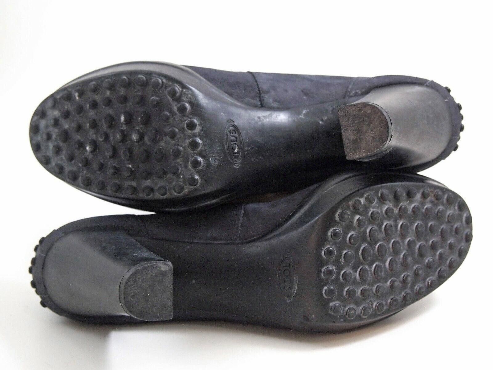 Tod's Tod's Mary Jane Heels Gray Suede Womens US 8 EU 38 Size US 8 / IT 38 - 8 Thumbnail