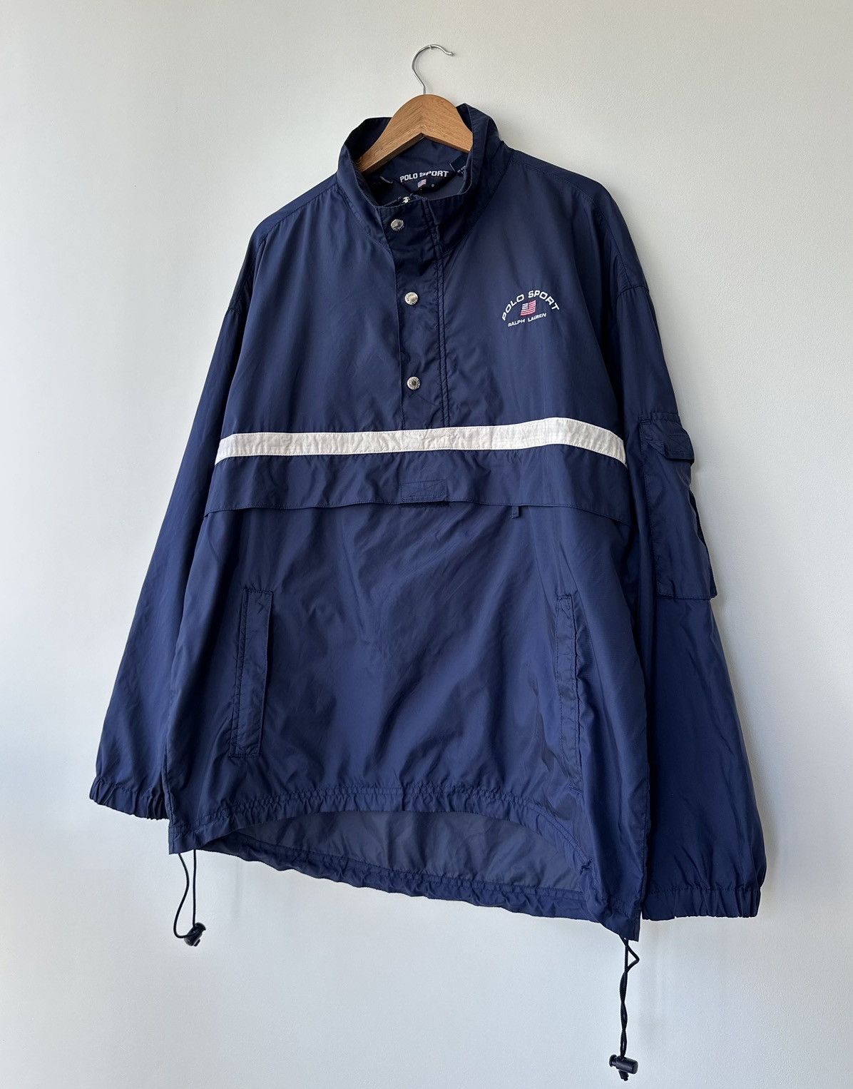 Ralph Lauren Sport × Vintage Polo Sport Ralph Lauren Proof Jacket Big Logo Men's Size L Size US L / EU 52-54 / 3 - 2 Thumbnail