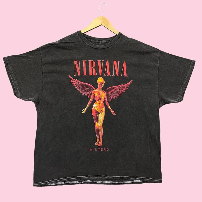 Nirvana Nirvana In Utero Fairy Grunge Band Tee O/S | Grailed