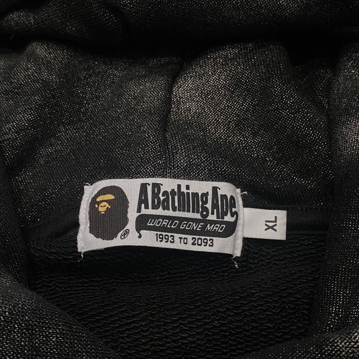 Bape Bape Coated Embossed Pullover Hoodie Black Size US XL / EU 56 / 4 - 4 Thumbnail