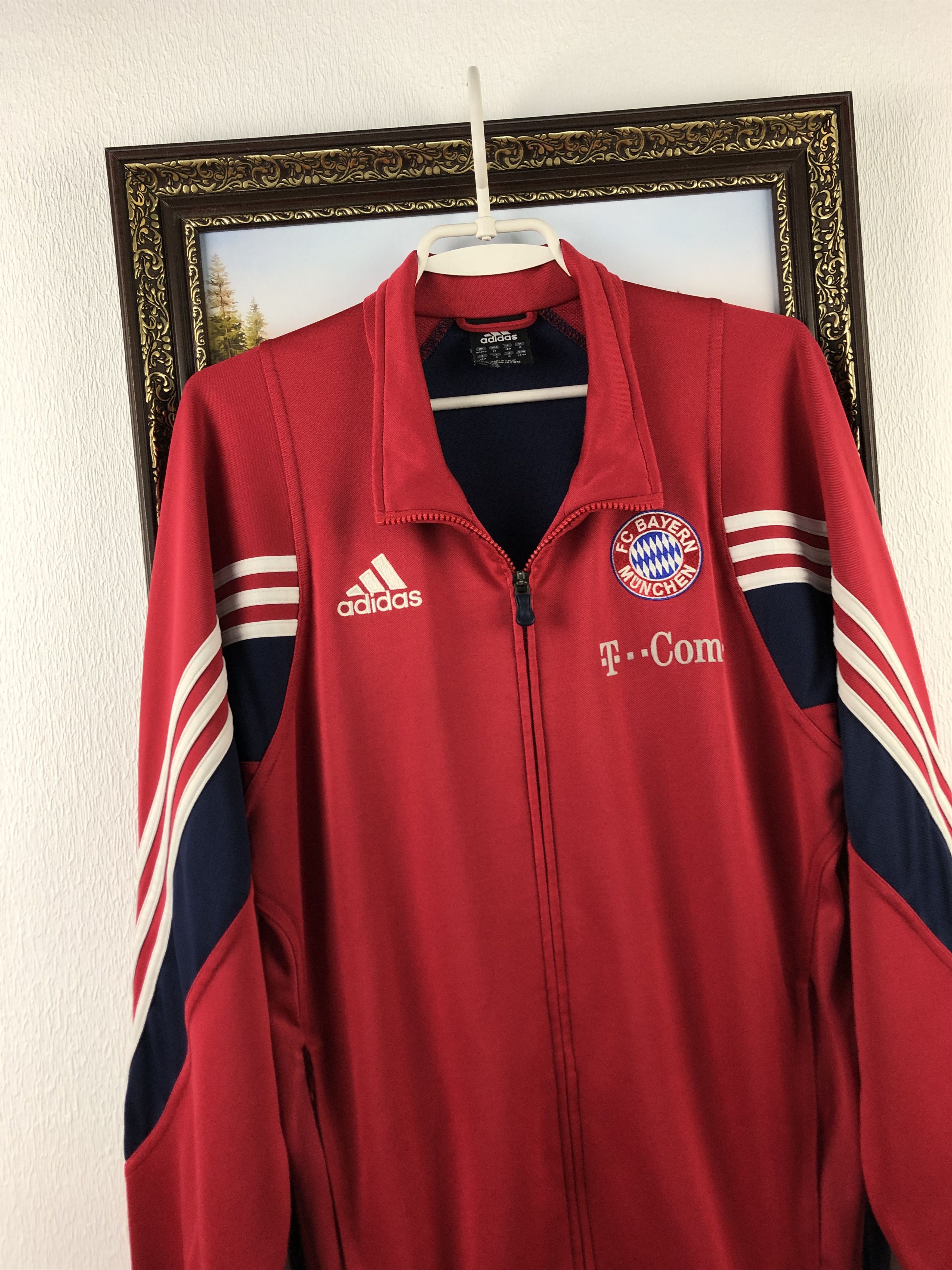 Adidas Vintage Adidas Bayern Munich Football Jacket Soccer Track Size US M / EU 48-50 / 2 - 3 Thumbnail