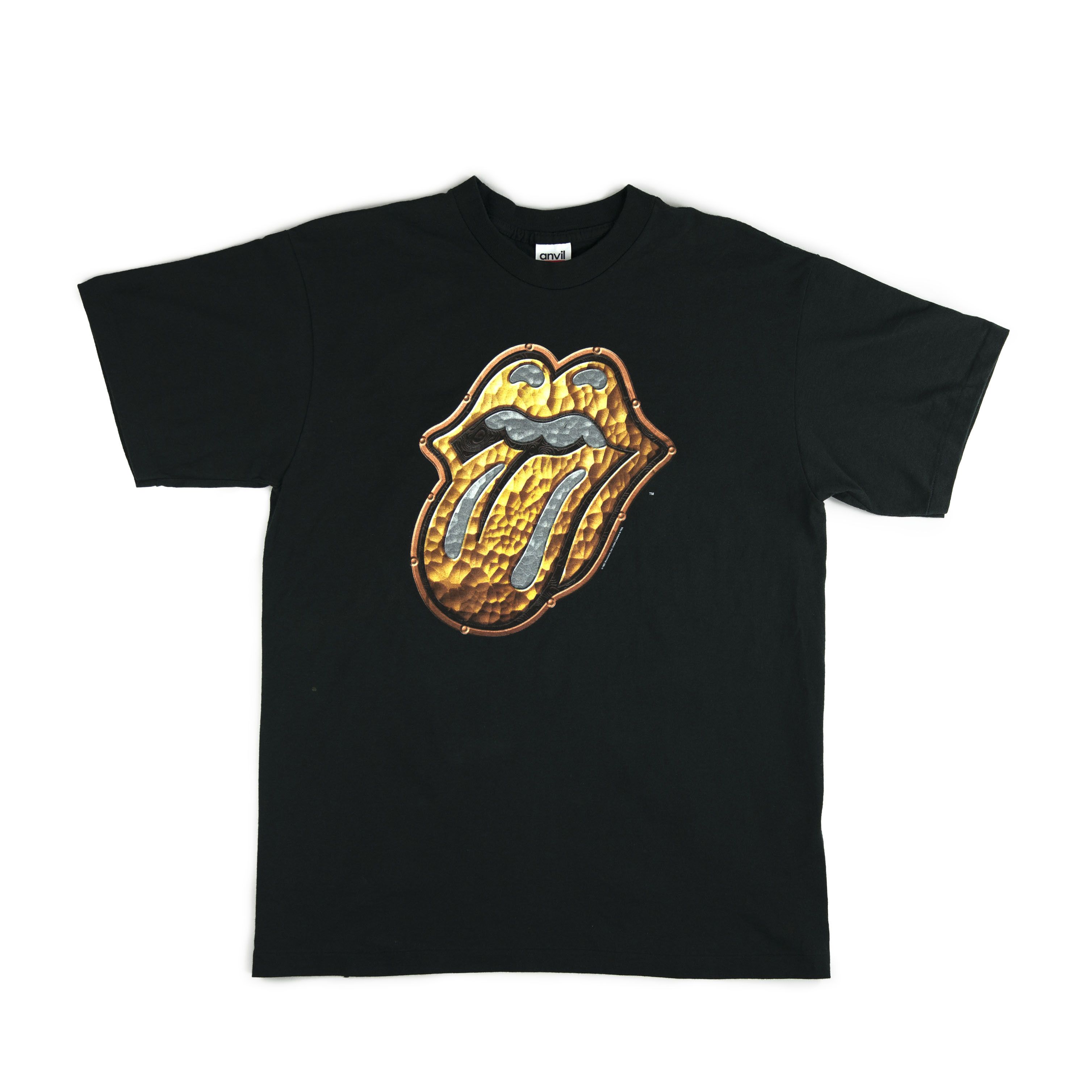 image of Band Tees x The Rolling Stones Vintage 1997 1998 The Rolling Stones Bridges Tour Tee Shirt in Black