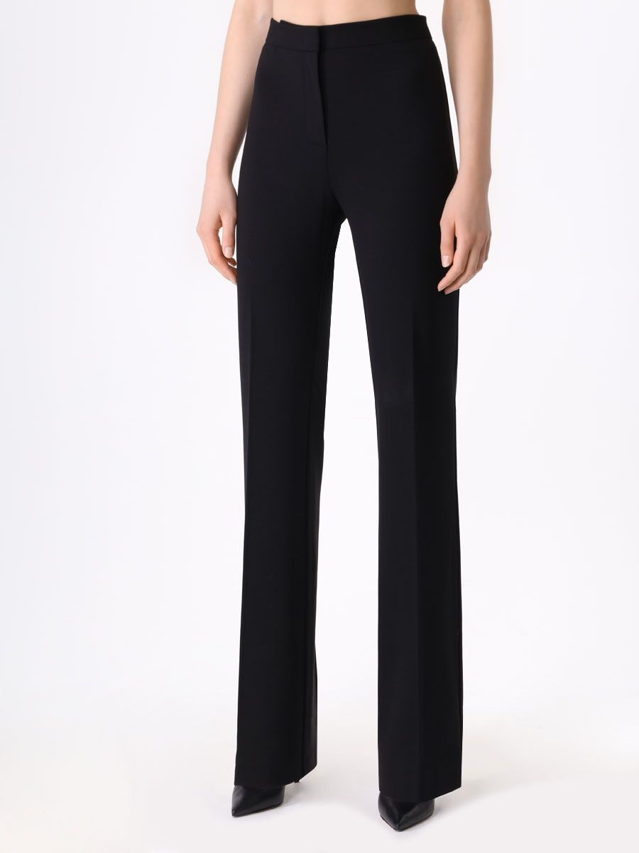 Pinko o1s22i1n0824 Hulka Flared Pants in Black Size 26" / US 2 / IT 38 - 4 Thumbnail