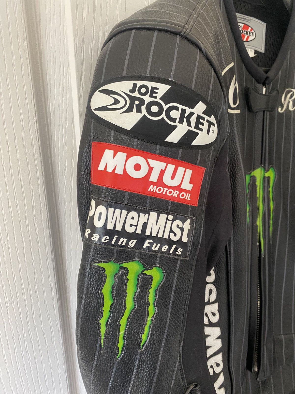 Joe Rocket Custom Monster Energy Leather Two Piece Racing Suit Size US L / EU 52-54 / 3 - 4 Thumbnail