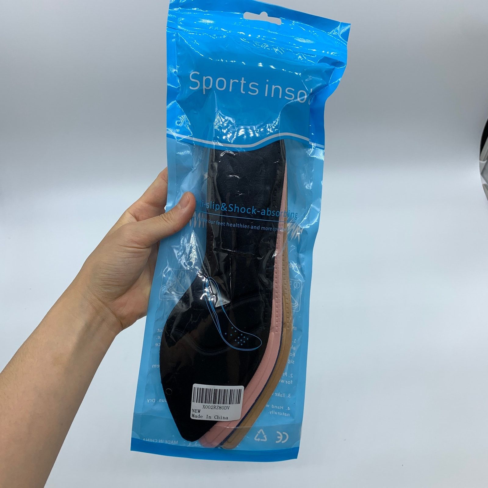 Other Sports Insole Anti Slip & Shock Absorbing Pack of 3 Size US 8 / IT 38 - 1 Thumbnail