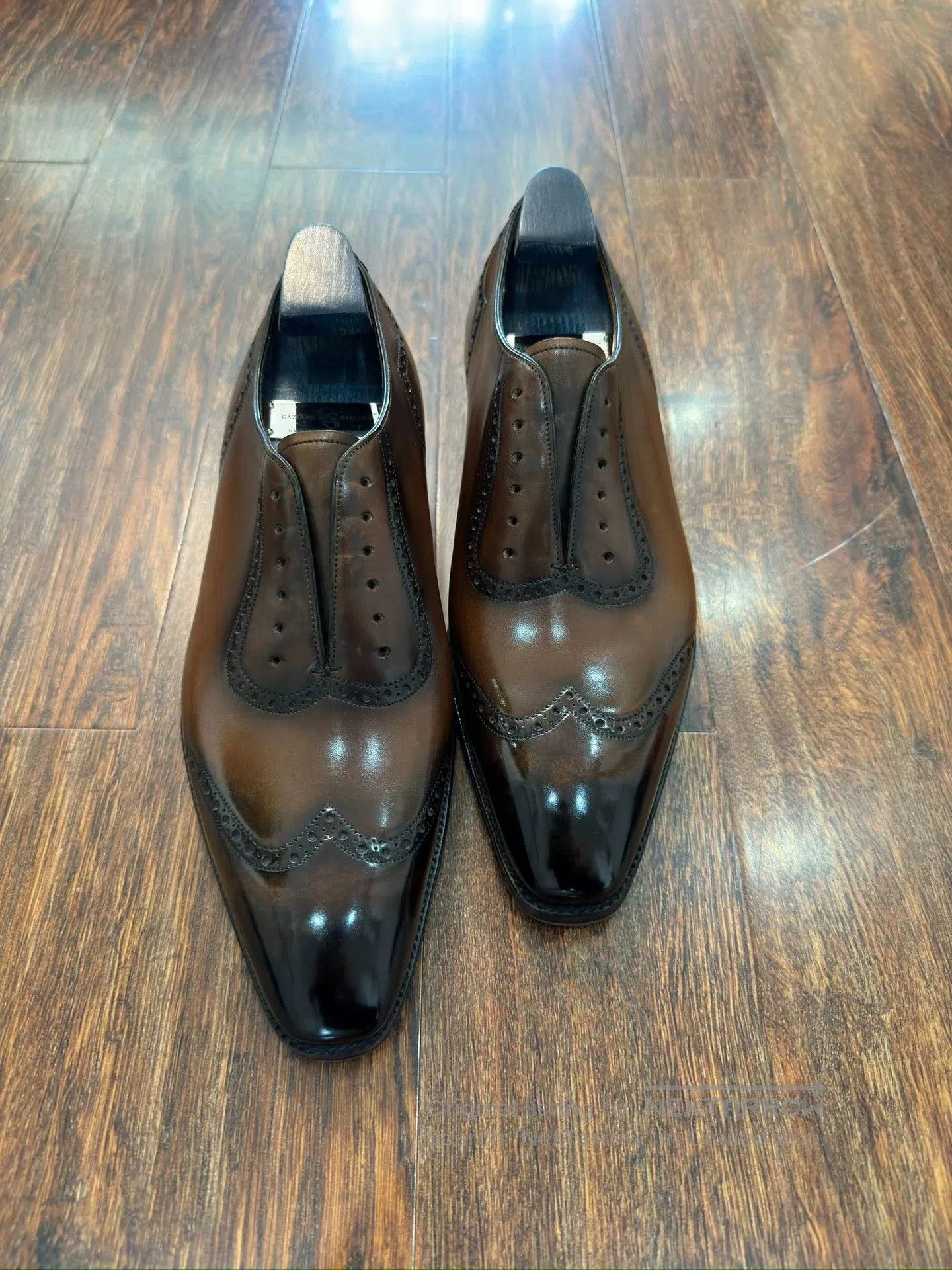 Gaziano & Girling Brown Formal Oxford Shoes Size 7. Size US 7 / EU 40 - 2 Thumbnail