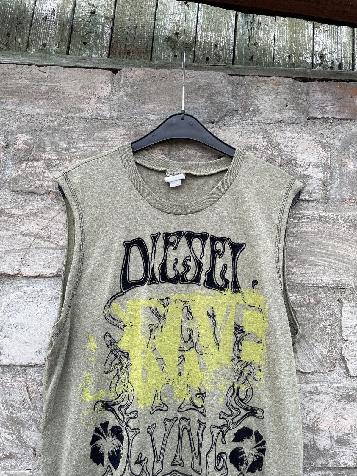 Diesel × Vintage Y2K Style Diesel Women’s Tank Top Size XXL / US 16-18 / IT 52-54 - 2 Thumbnail