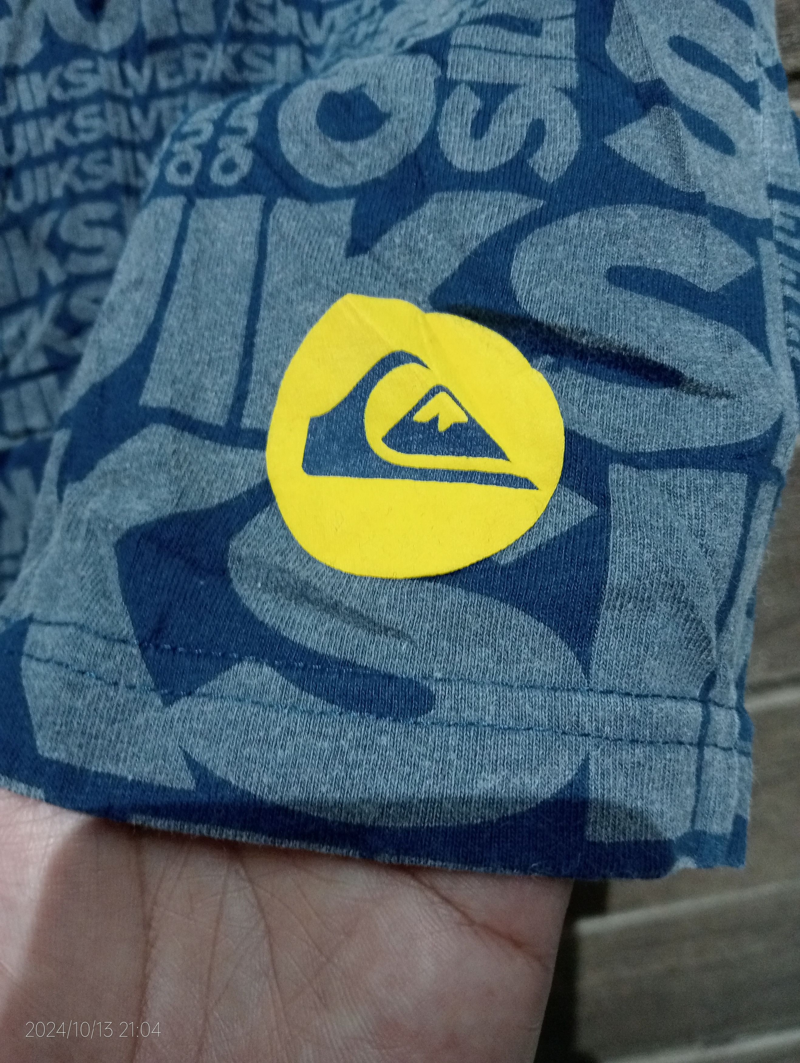 Quiksilver Vintage Y2K Quiksilver Printed All Over Tee Very Rare Size US M / EU 48-50 / 2 - 5 Thumbnail
