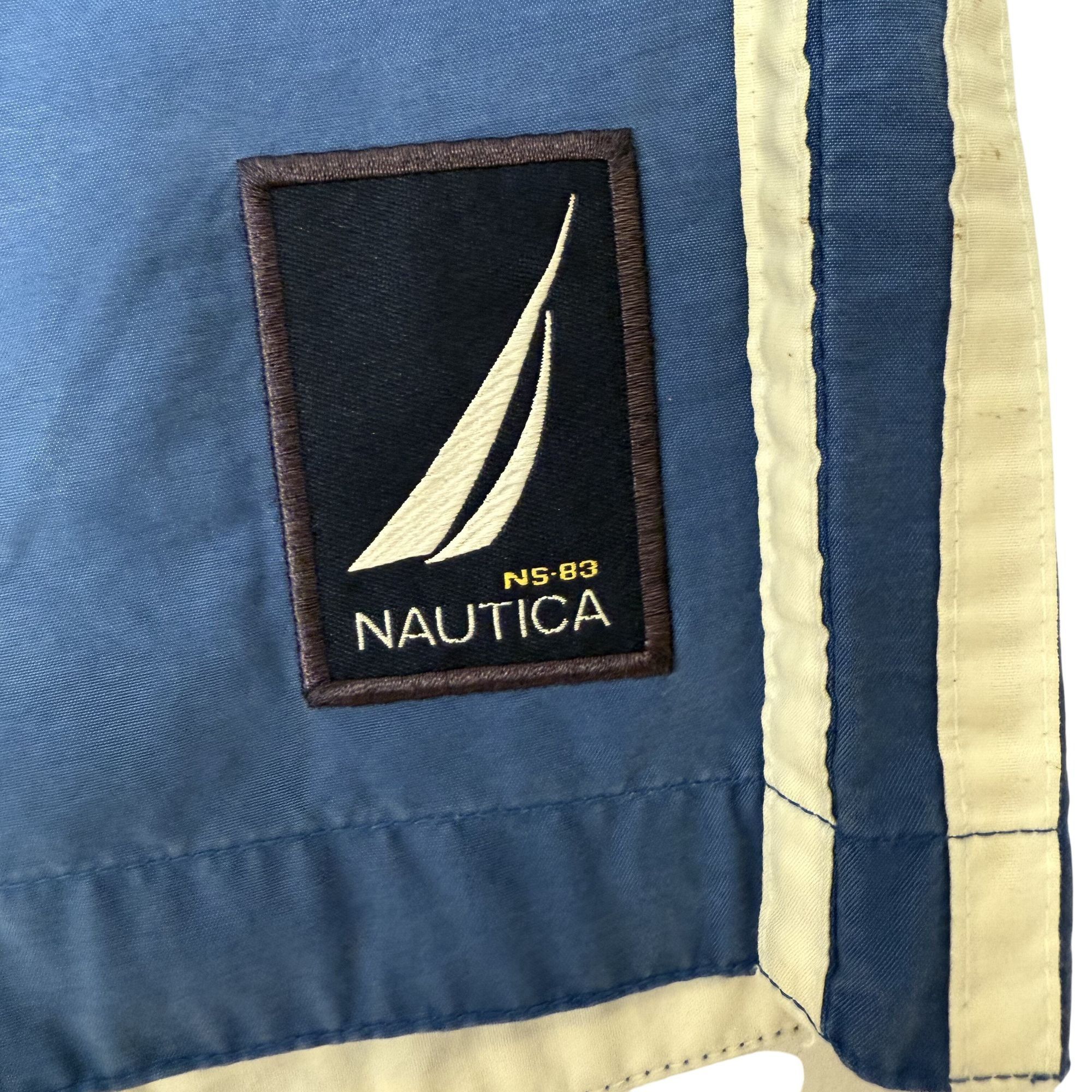 Nautica Vtg Nautica Swim Trunks LOGO Surfer Beach Surfer Boardshorts Size US 36 / EU 52 - 4 Thumbnail