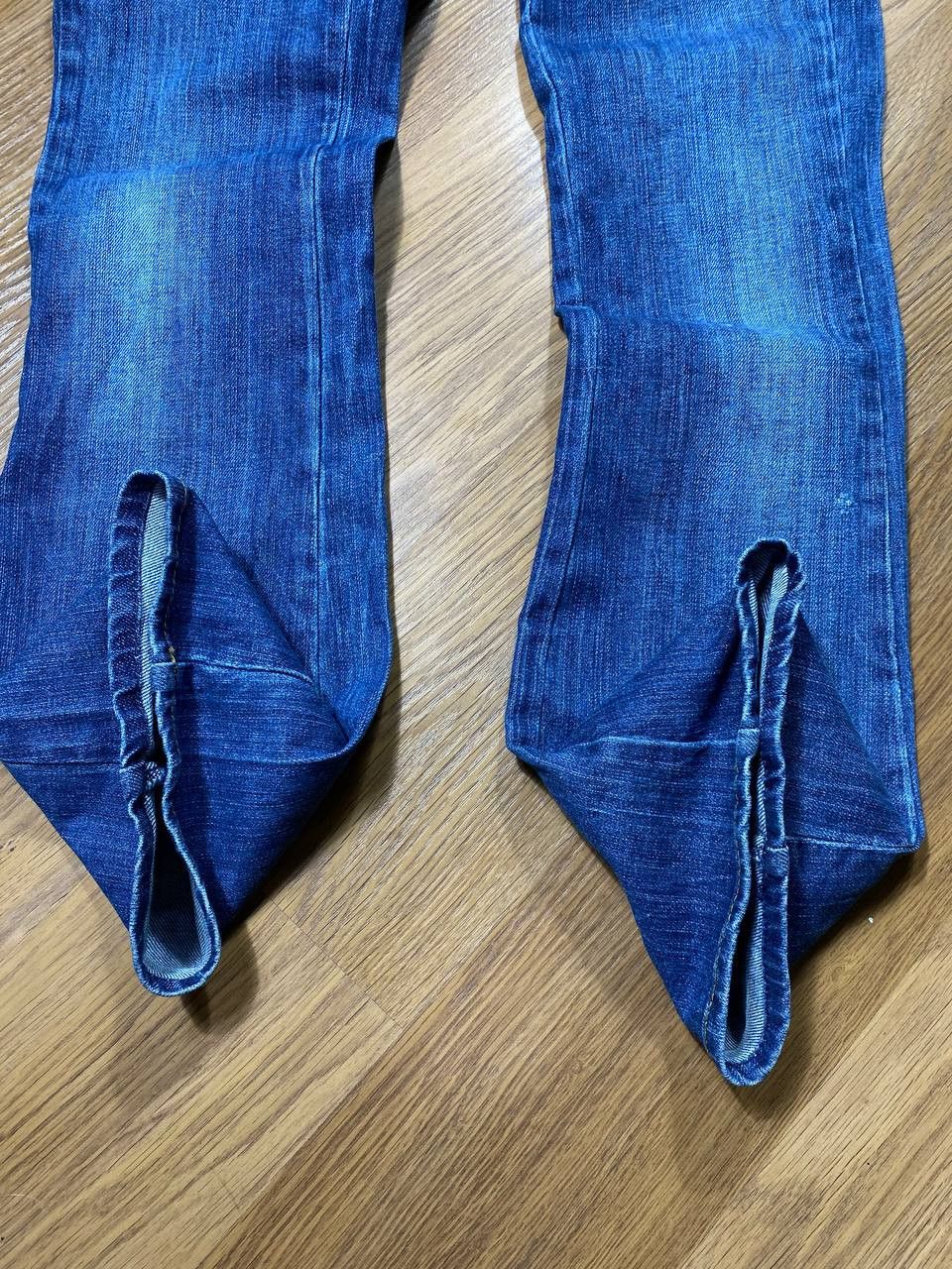 Japanese Brand Crazy Crash Dirty Baggy Faded Jean Japan Avant Garde Style Size US 28 / EU 44 - 10 Thumbnail