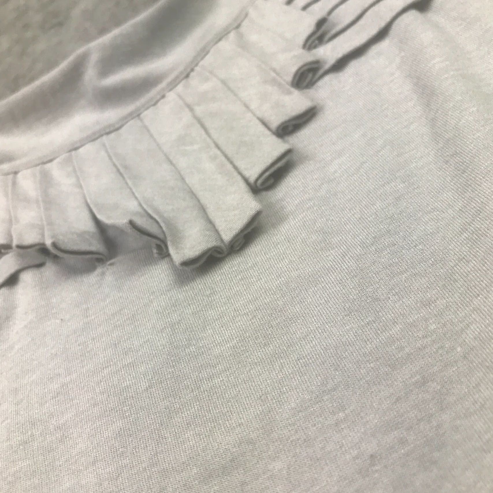 Vintage The Limited Womens Shirt Top Small Gray Elastic Cap Sleeve Round Neck Blouse Size S / US 4 / IT 40 - 5 Thumbnail