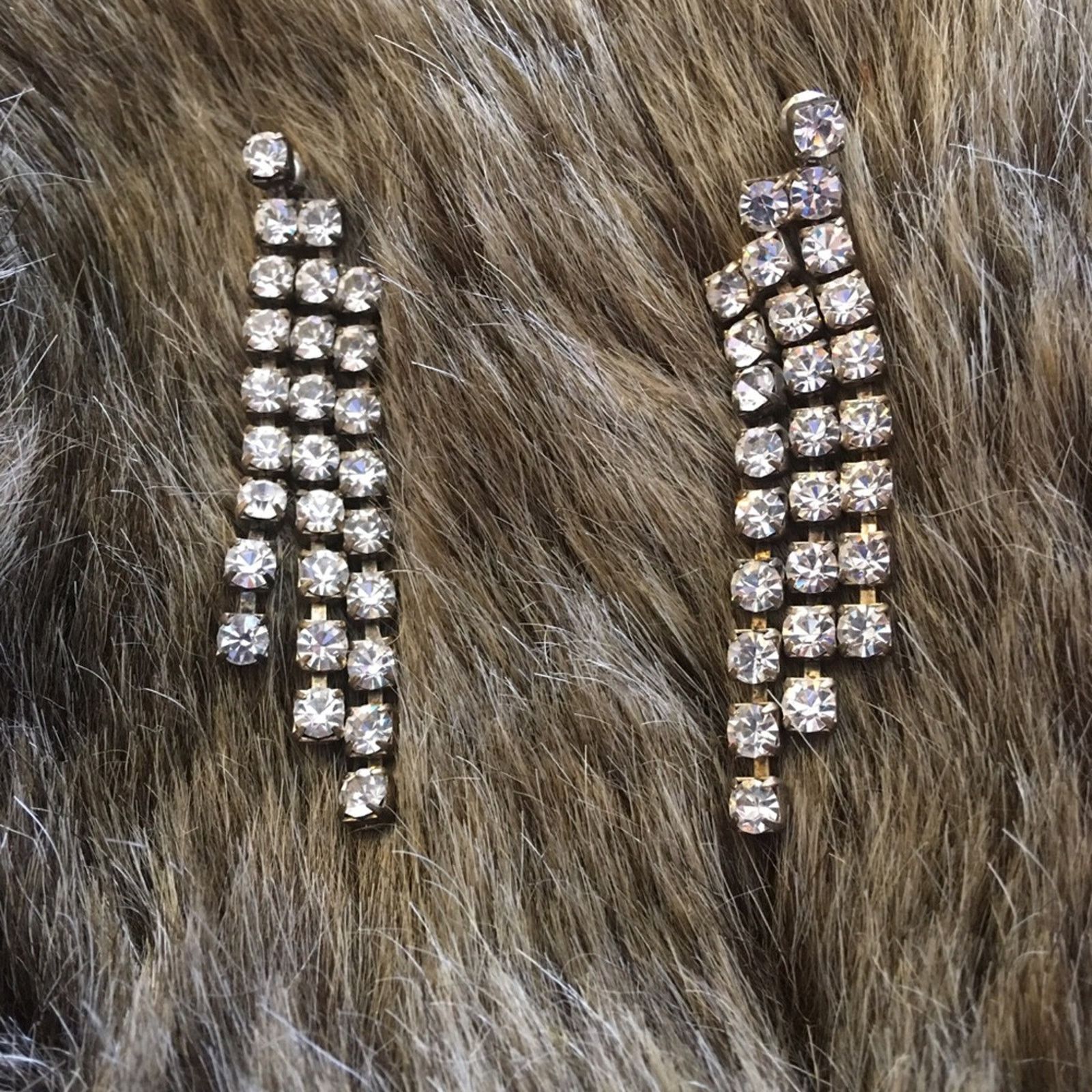 Vintage Vintage rhinestone necklace and earring set Size ONE SIZE - 8 Thumbnail
