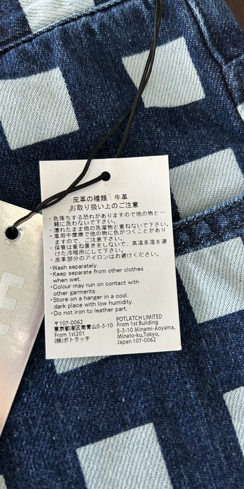Cav Empt × Japanese Brand 1994 SQ DOT Denim Pants Blue Size US 32 / EU 48 - 5 Thumbnail