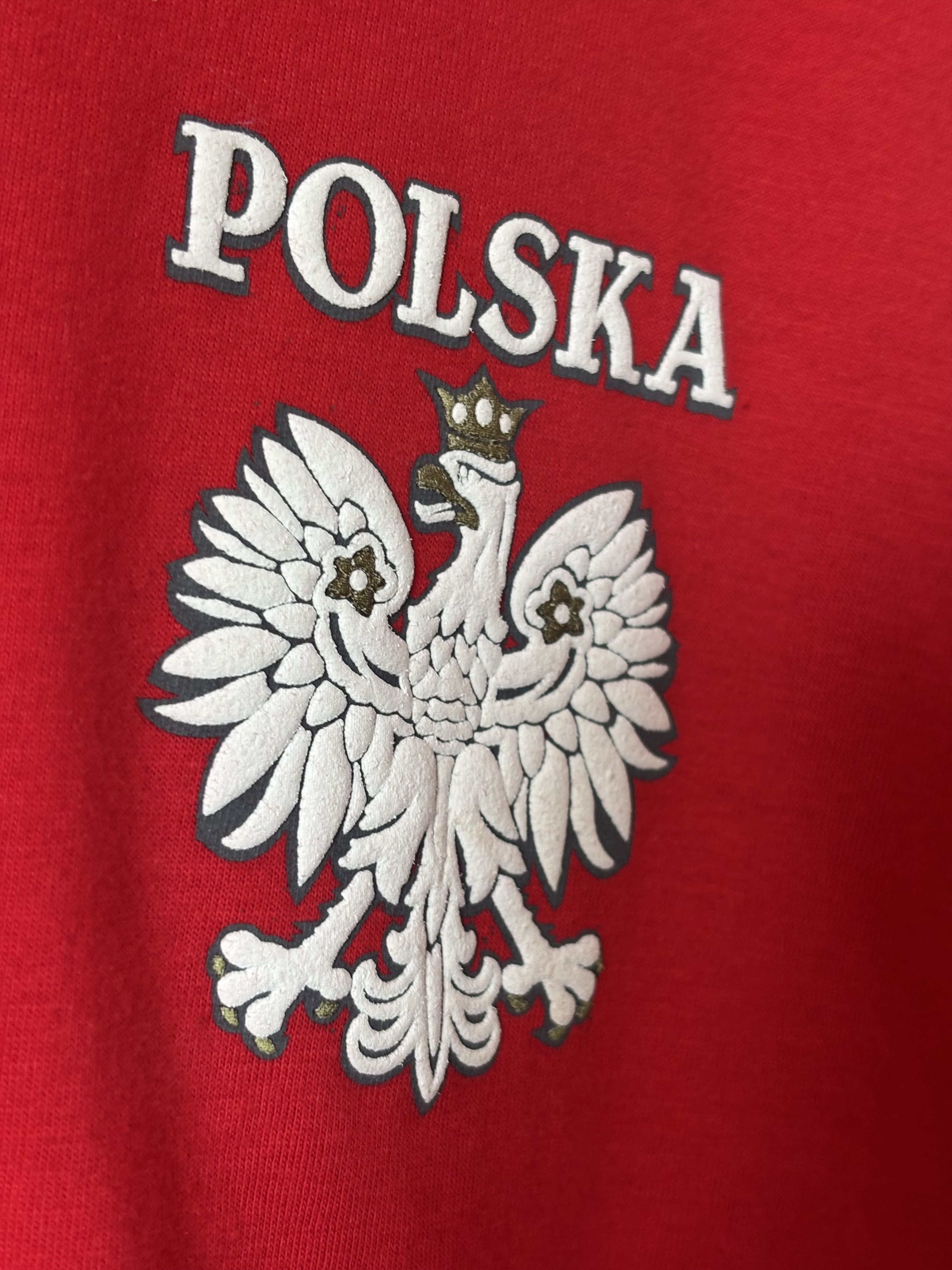 Other Polska Red Eagle Logo Tee Large L Polish Poland Size US L / EU 52-54 / 3 - 5 Thumbnail