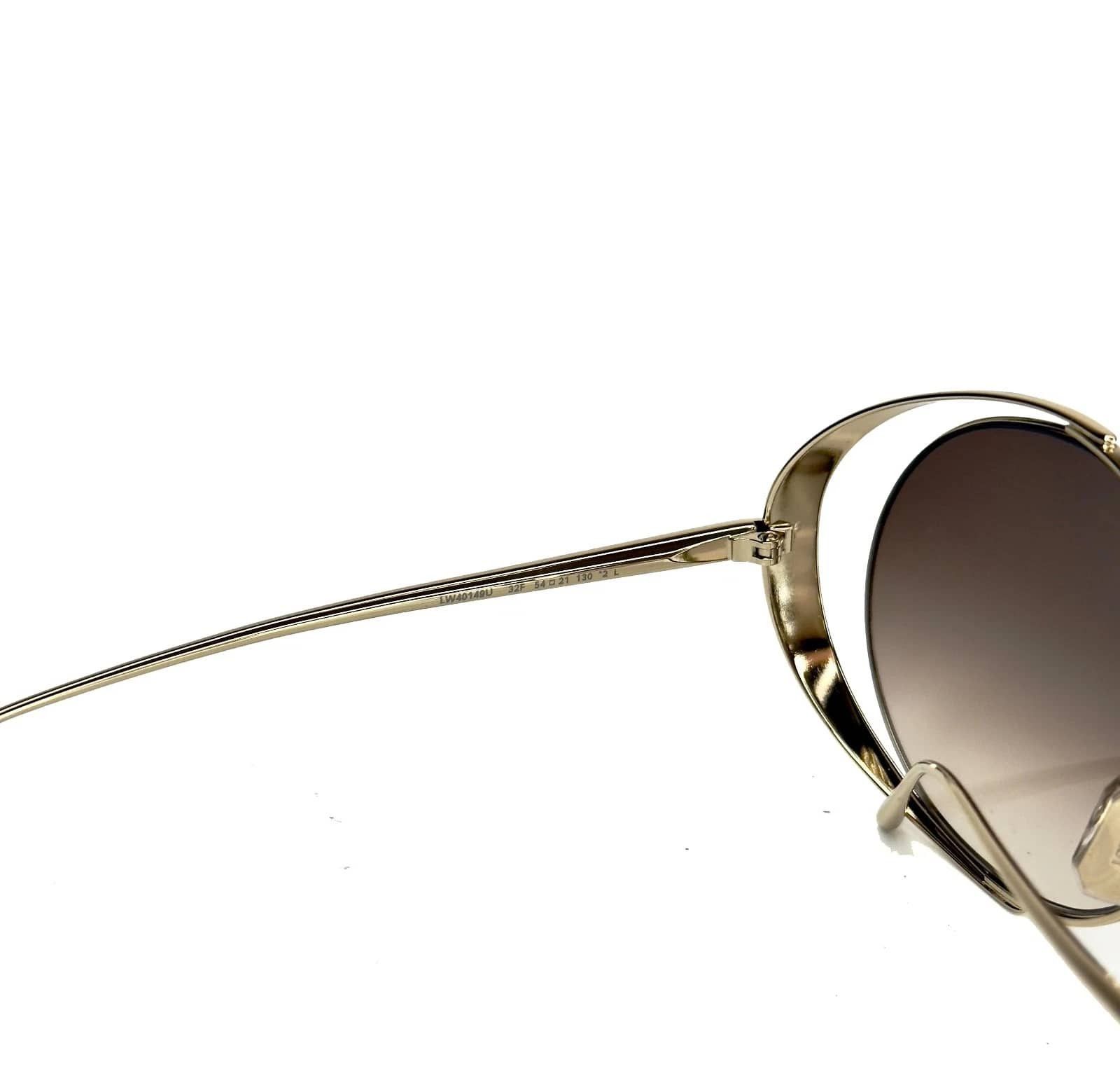 Loewe LOEWE LW40149U 40149 Metal Round Gold Brown Sunglasses 32F Size ONE SIZE - 6 Thumbnail
