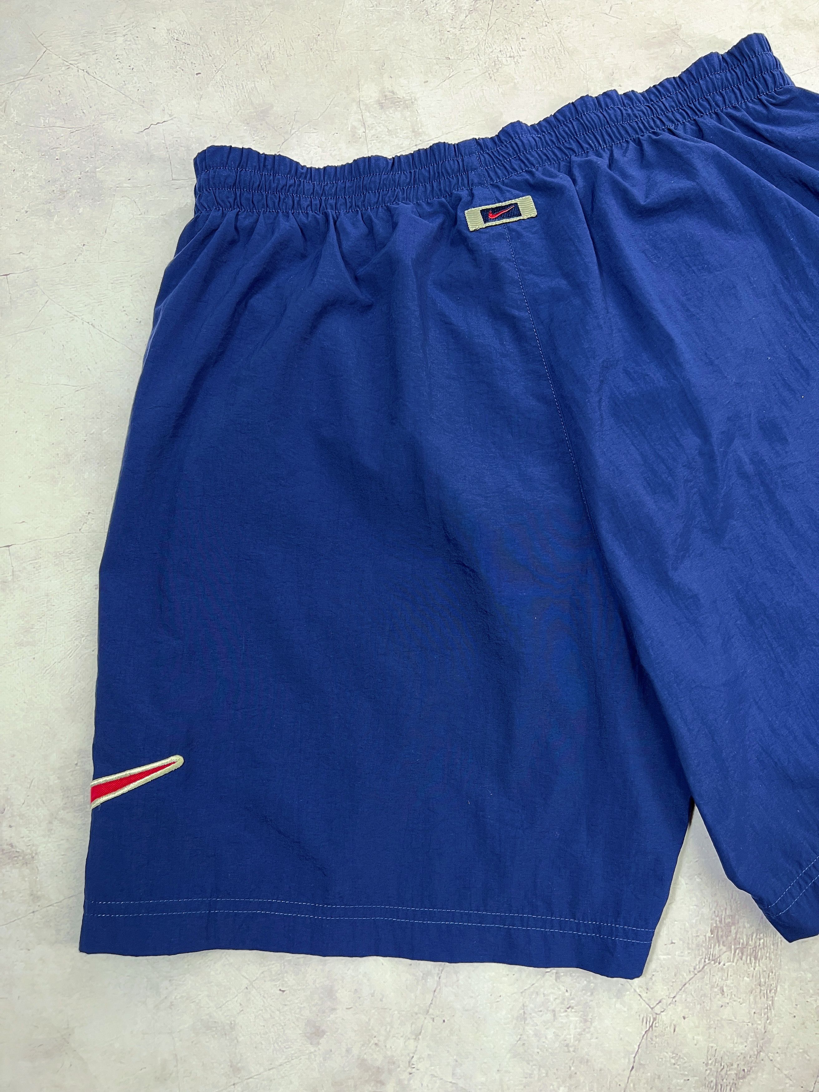 Nike × Vintage Vintage Nike Swim Trunks Shorts Big Swoosh Logo Size US 36 / EU 52 - 11 Thumbnail