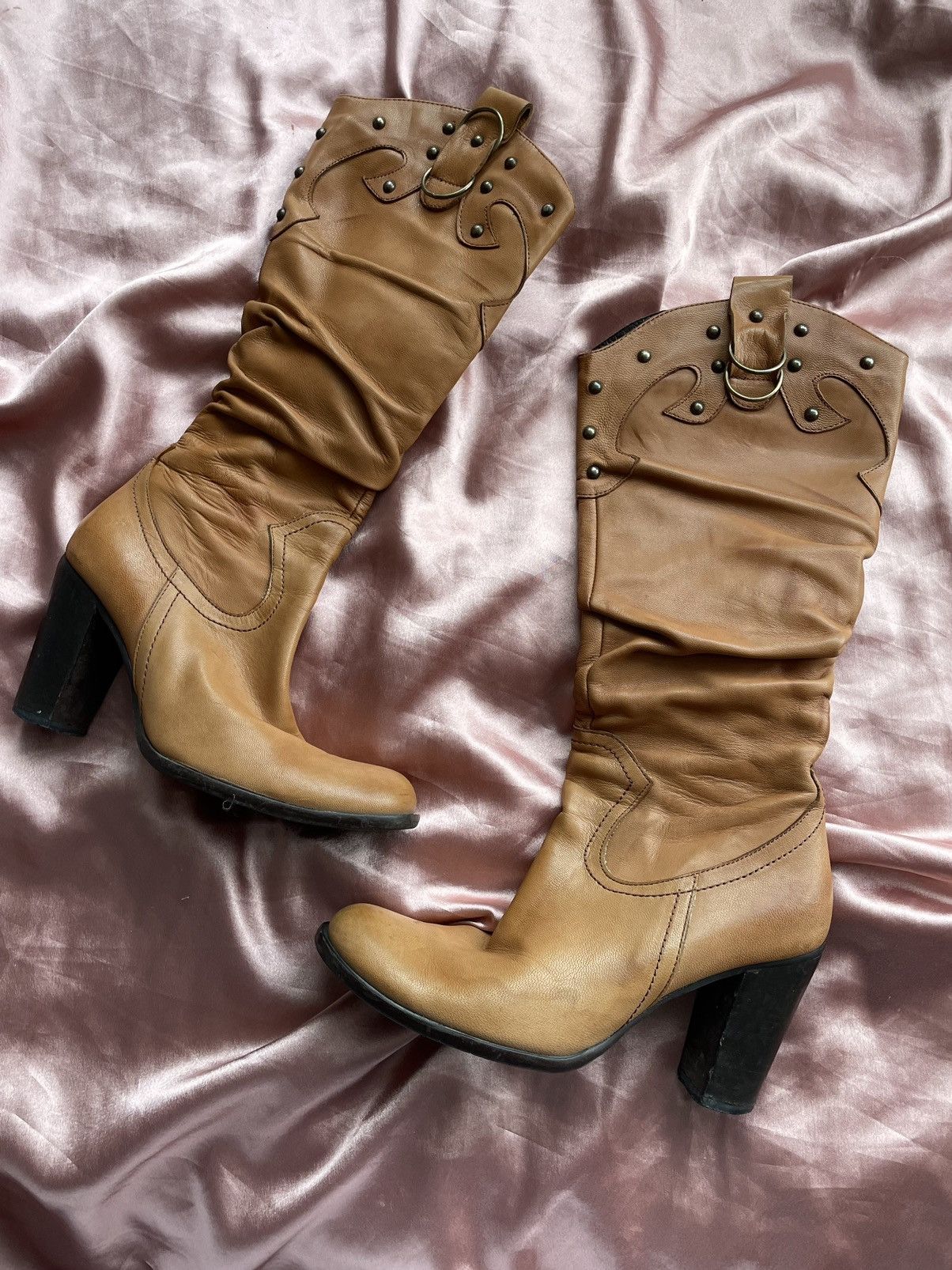 Vintage Vintage leather boots Size US 5.5 / IT 35.5 - 4 Thumbnail