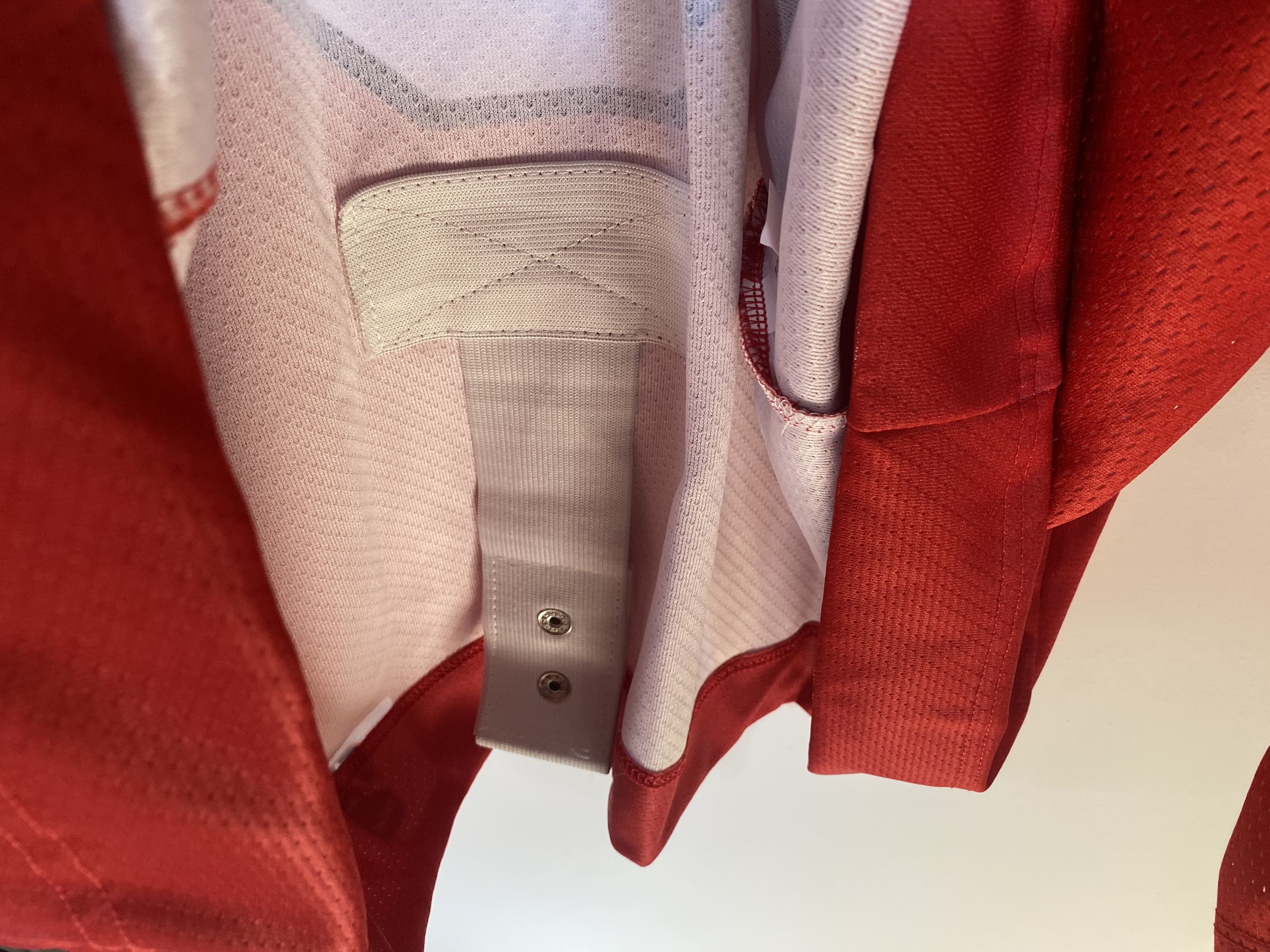 Nike #9 SWITZERLAND TEAM 2022 MATCH WORN ICE HOCKEY JERSEY SHIRT Size US L / EU 52-54 / 3 - 7 Thumbnail