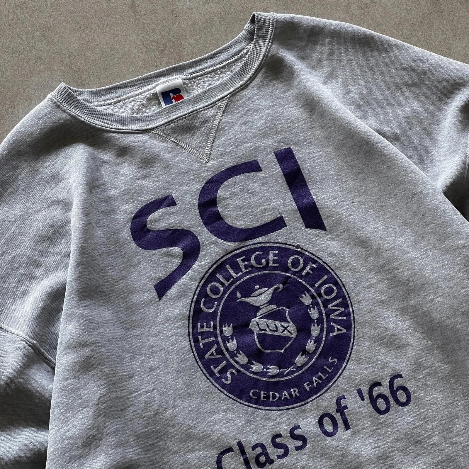Designer 1990s Russell Athletic State College of Iowa Sweater - XL Size US XL / EU 56 / 4 - 5 Thumbnail