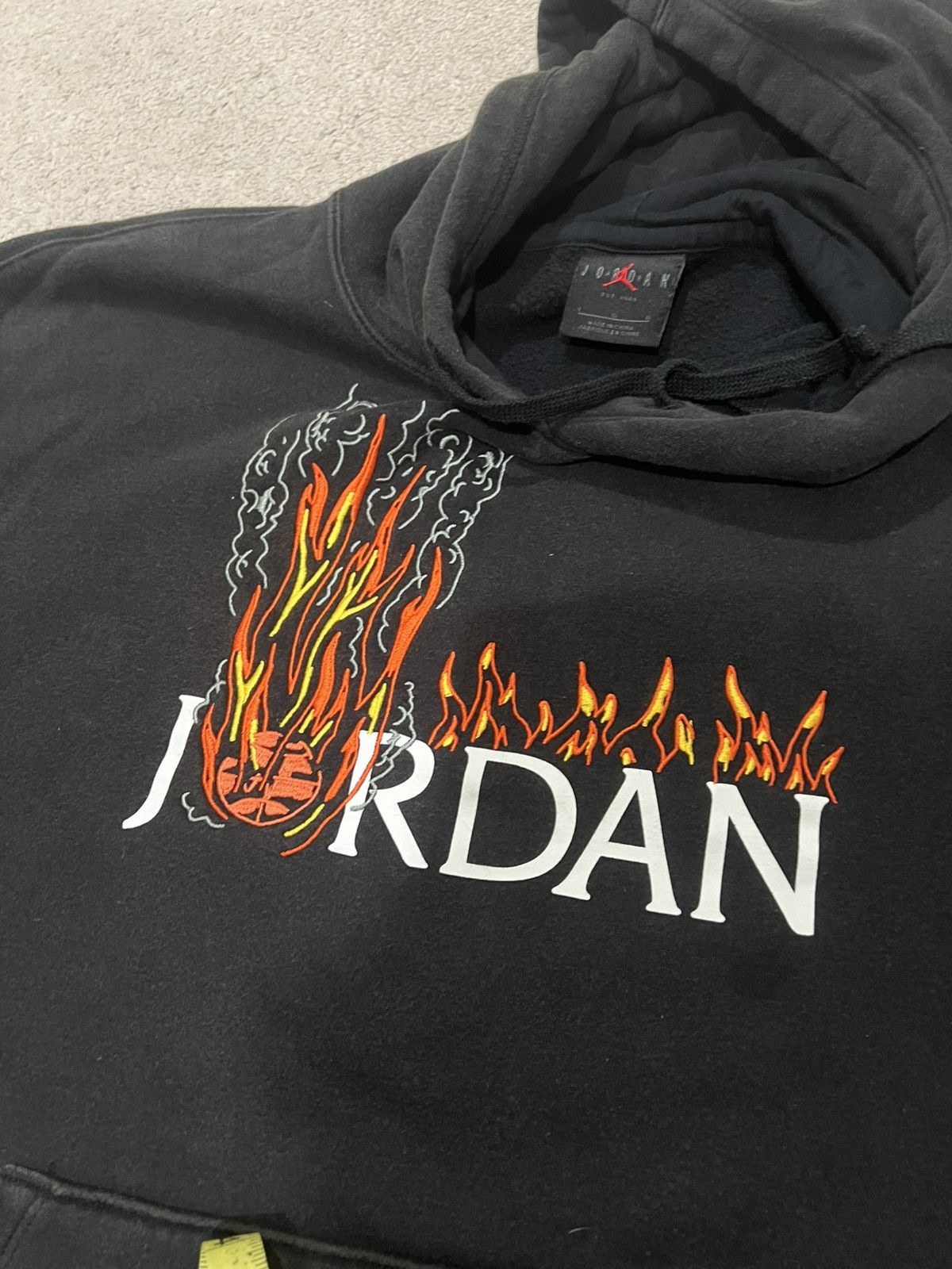 Jordan Brand × Travis Scott Travis Scott washed MJ Fleece Flame hoodie Size US L / EU 52-54 / 3 - 3 Thumbnail