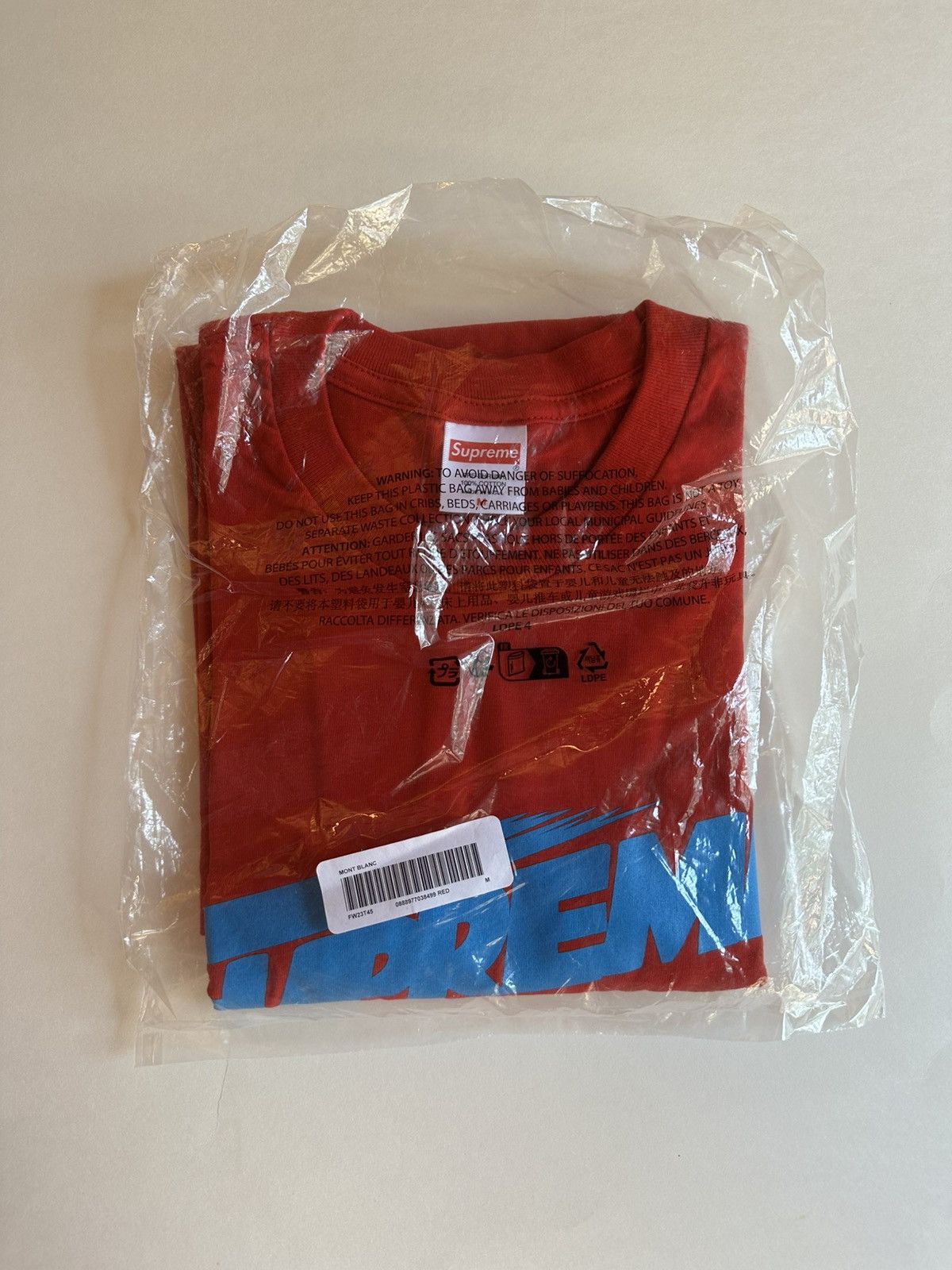 Supreme Supreme Mont Blanc Tee Size US M / EU 48-50 / 2 - 2 Thumbnail