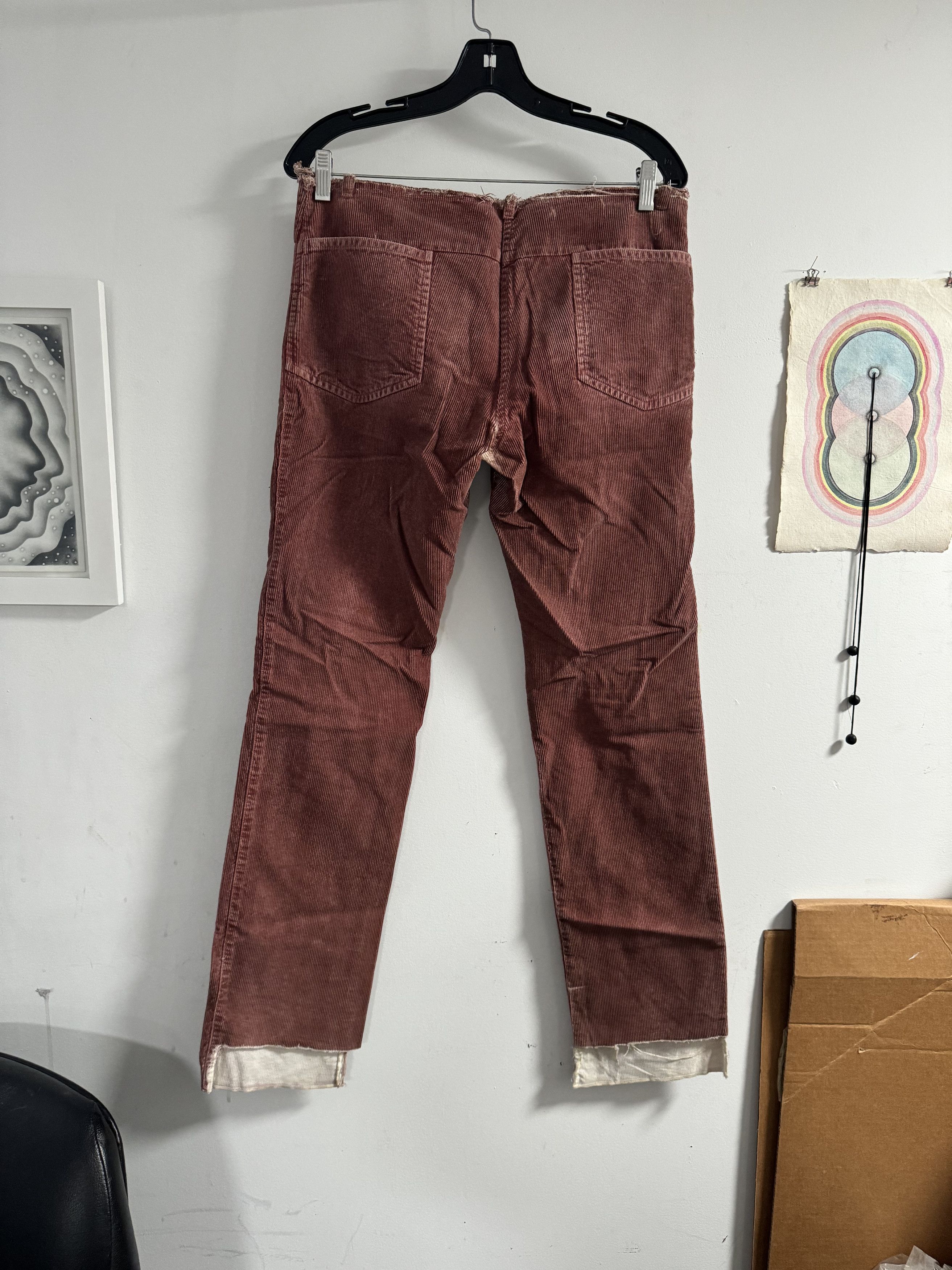 Maison Margiela Margiela Rust Cut-off Pants Size US 30 / EU 46 - 3 Thumbnail
