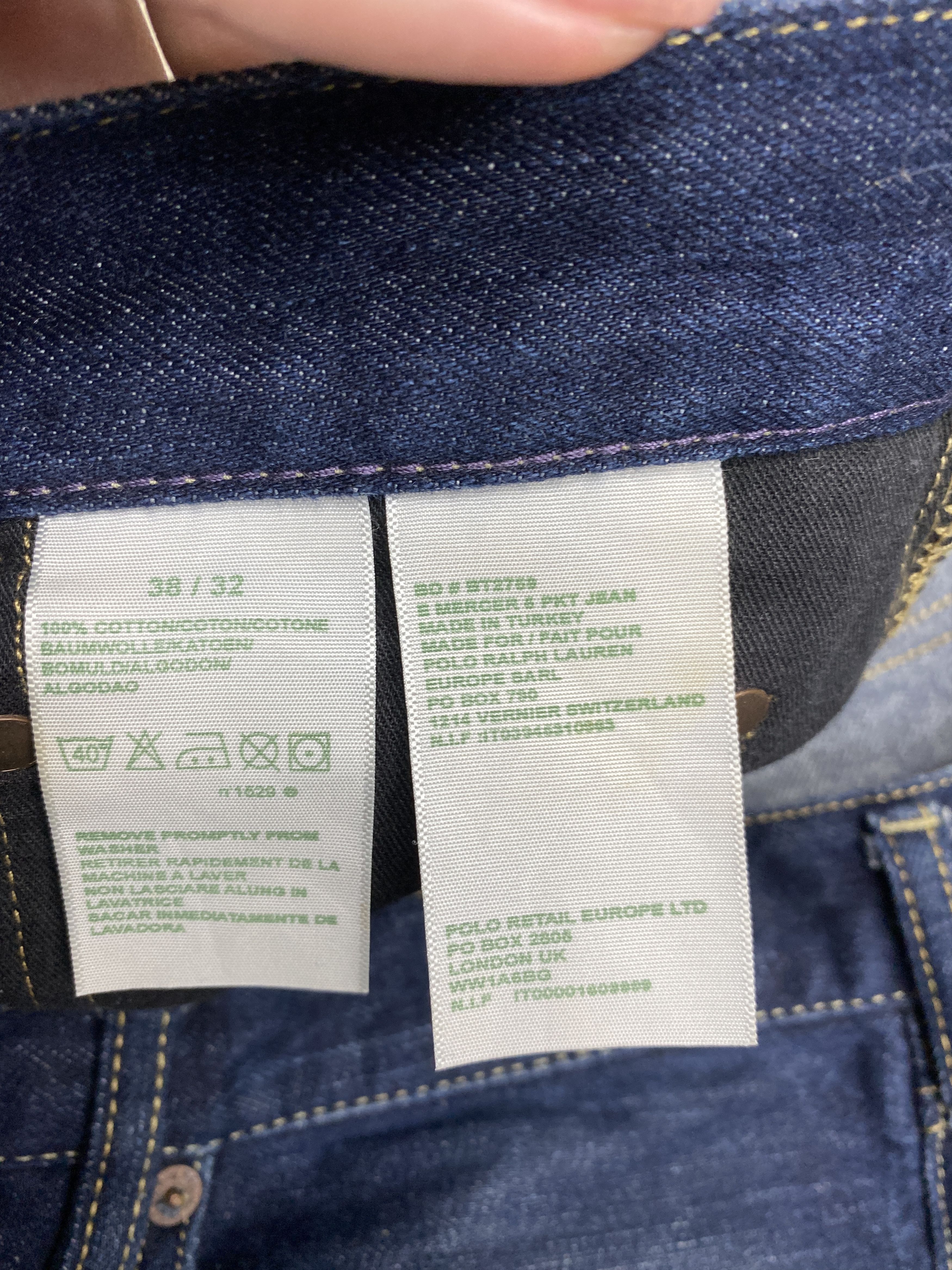 Polo Ralph Lauren Polo Ralph Lauren Vintage Mens Denim Pants Jeans Size US 38 / EU 54 - 6 Thumbnail