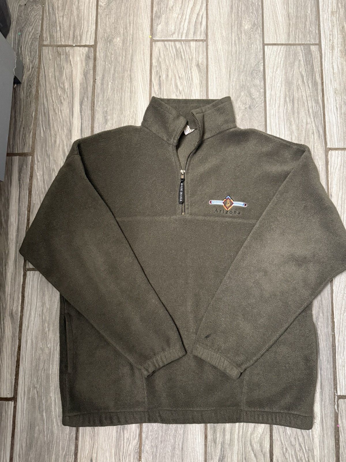 Vintage Vintage Polar Graphics Men’s Pullover 1/4 Zip Made In USA Size US XL / EU 56 / 4 - 1 Thumbnail