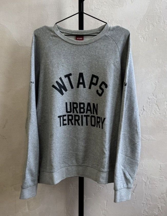 Wtaps WTAPS JAPAN CREWNECK SWEATER GREY URBAN TERRITORY SZ M Size US M / EU 48-50 / 2 - 1 Thumbnail