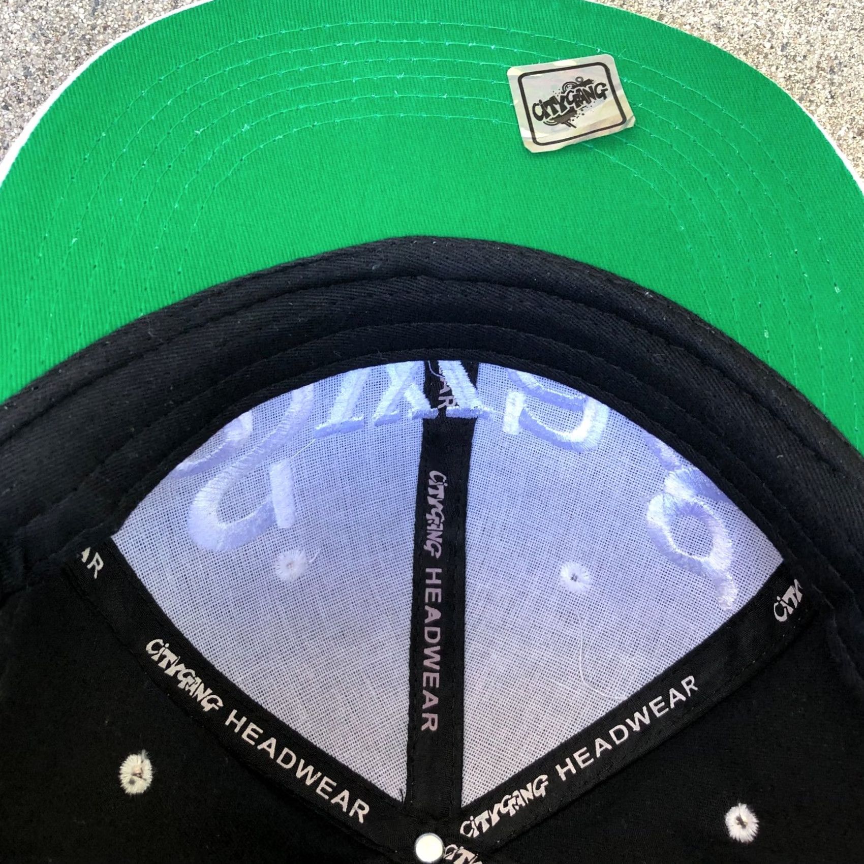 NANGA CITY GANG SWAG Embroidered Snapback Hat Men's Adjustable Cap Black One Size Size ONE SIZE - 4 Thumbnail