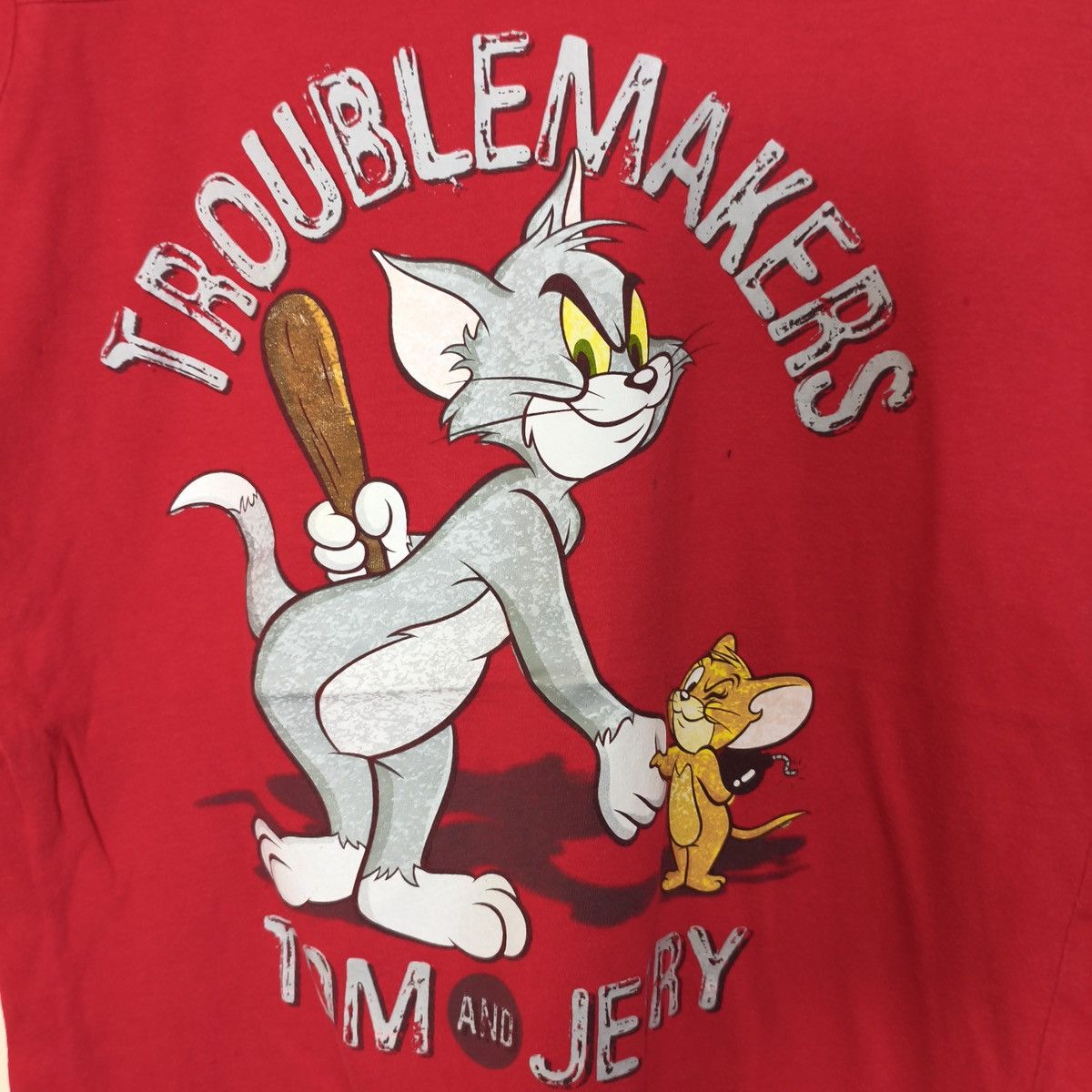 Cartoon Network Tom and Jerry Troublemakers Red T-shirt Size US XL / EU 56 / 4 - 2 Thumbnail