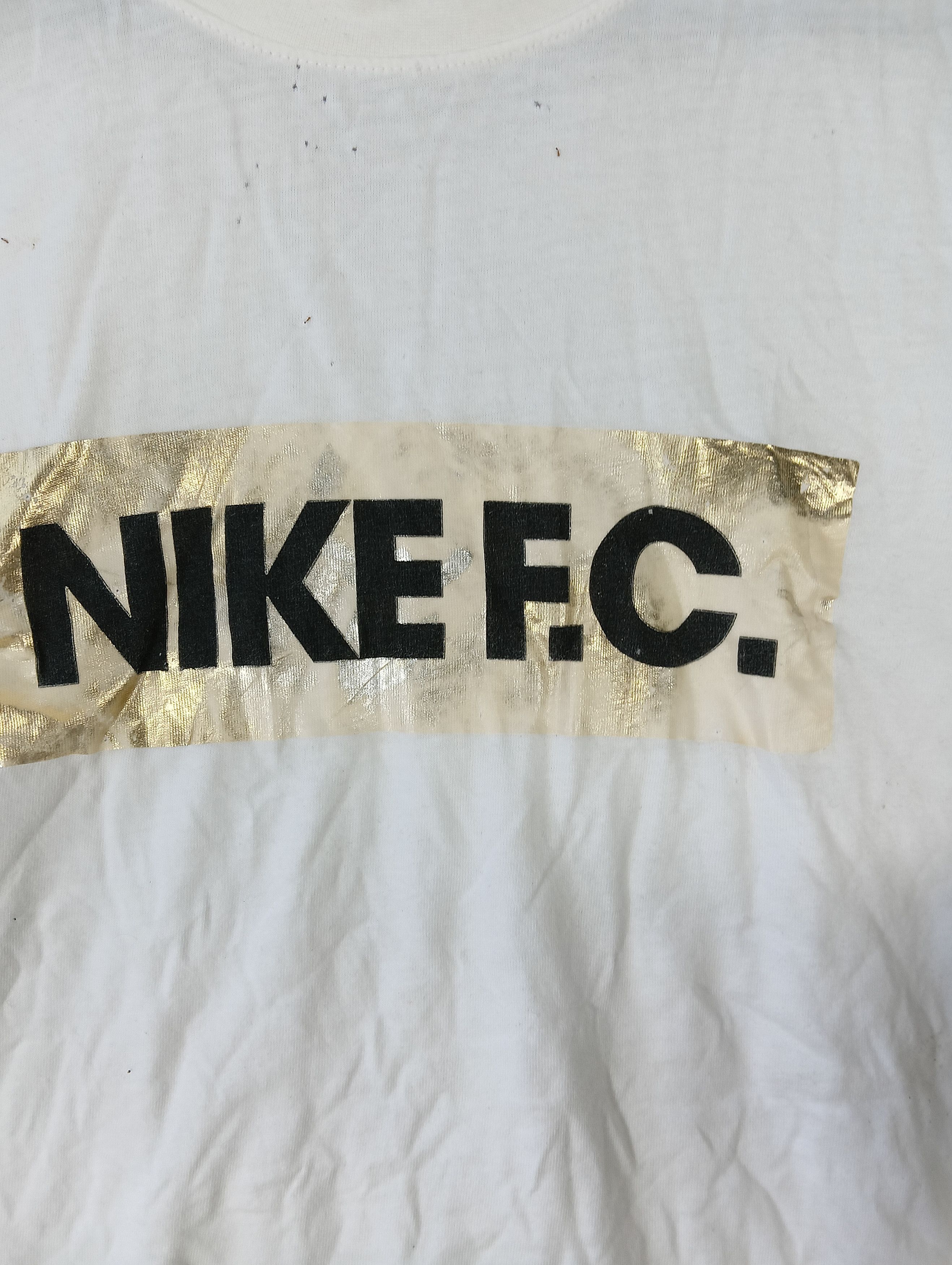 Nike NIKE FC BOX LOGO TEE DISTRESSED Size US M / EU 48-50 / 2 - 2 Thumbnail