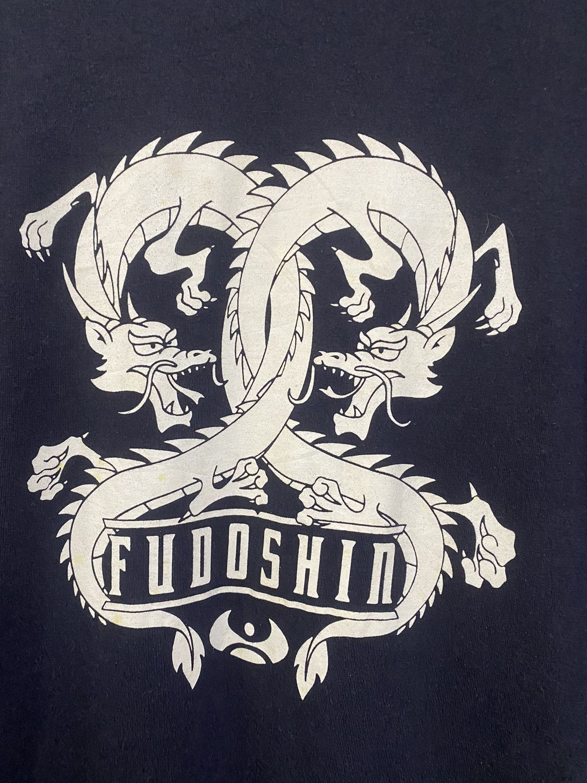 Japanese Brand 💥 FUDOSHIN ART DOUBLE DRAGON LONG SLEEVE Size US L / EU 52-54 / 3 - 2 Thumbnail