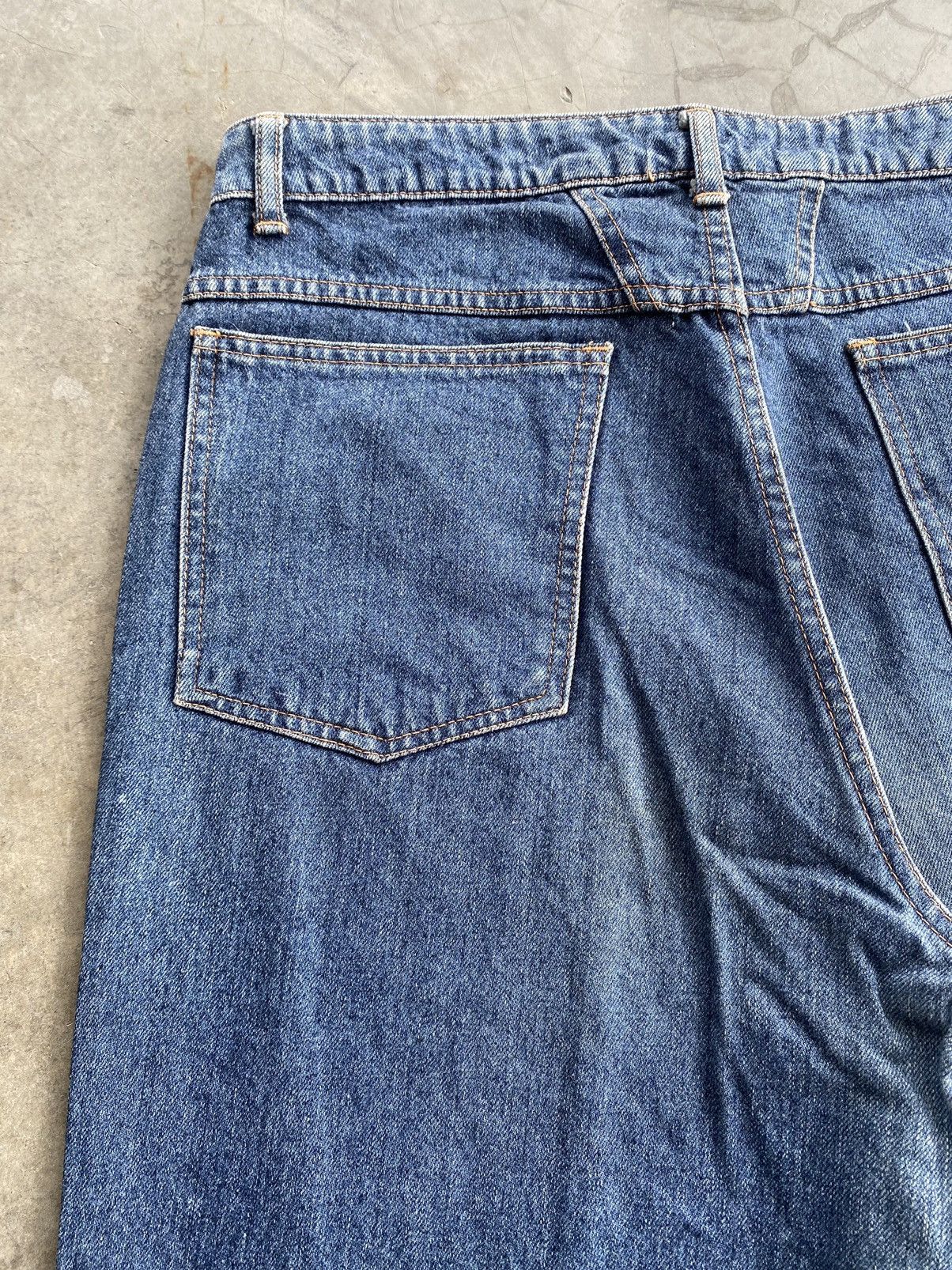 Edwin × Japanese Brand Baggy Jeans Vintage Edwin Ballon Blue Distressed Size US 32 / EU 48 - 14 Thumbnail